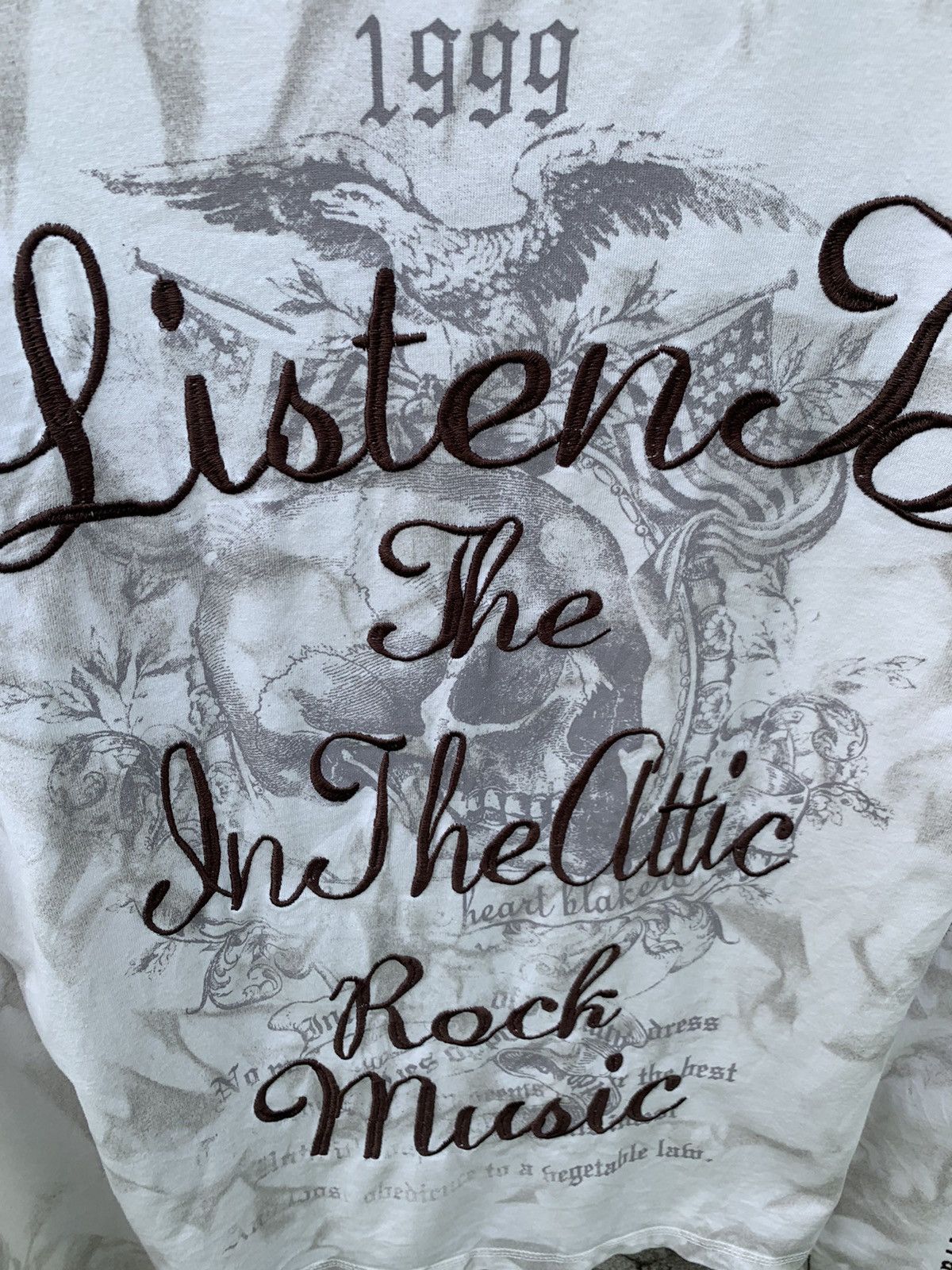 In The Attic 1999 in The Attic Rock music skull poem punk tee jpg style Size US M / EU 48-50 / 2 - 12 Thumbnail