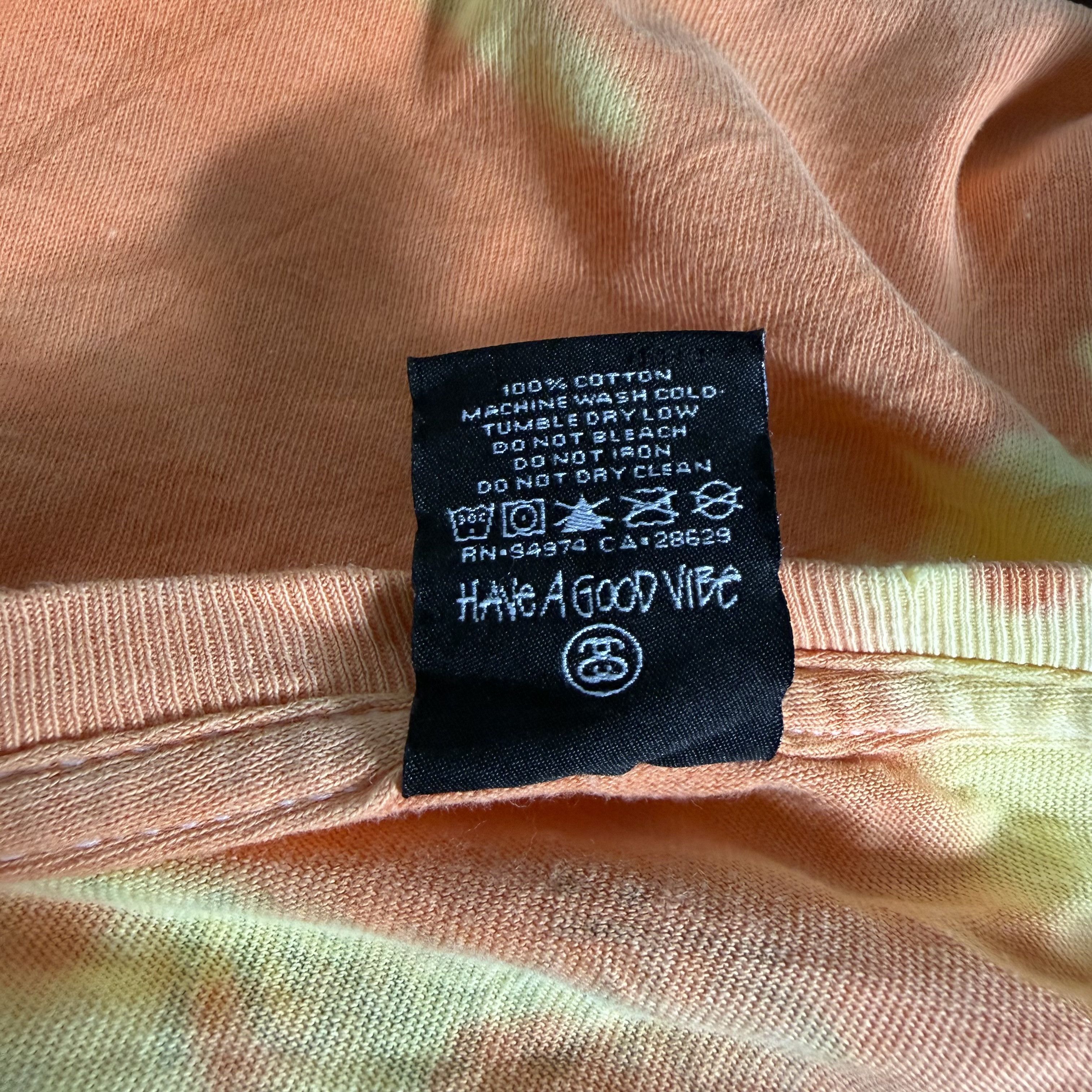 Stussy 🔥RARE🔥Vintage Stussy x Tower Record Tour Tie Dye T-shirt Size US L / EU 52-54 / 3 - 6 Thumbnail