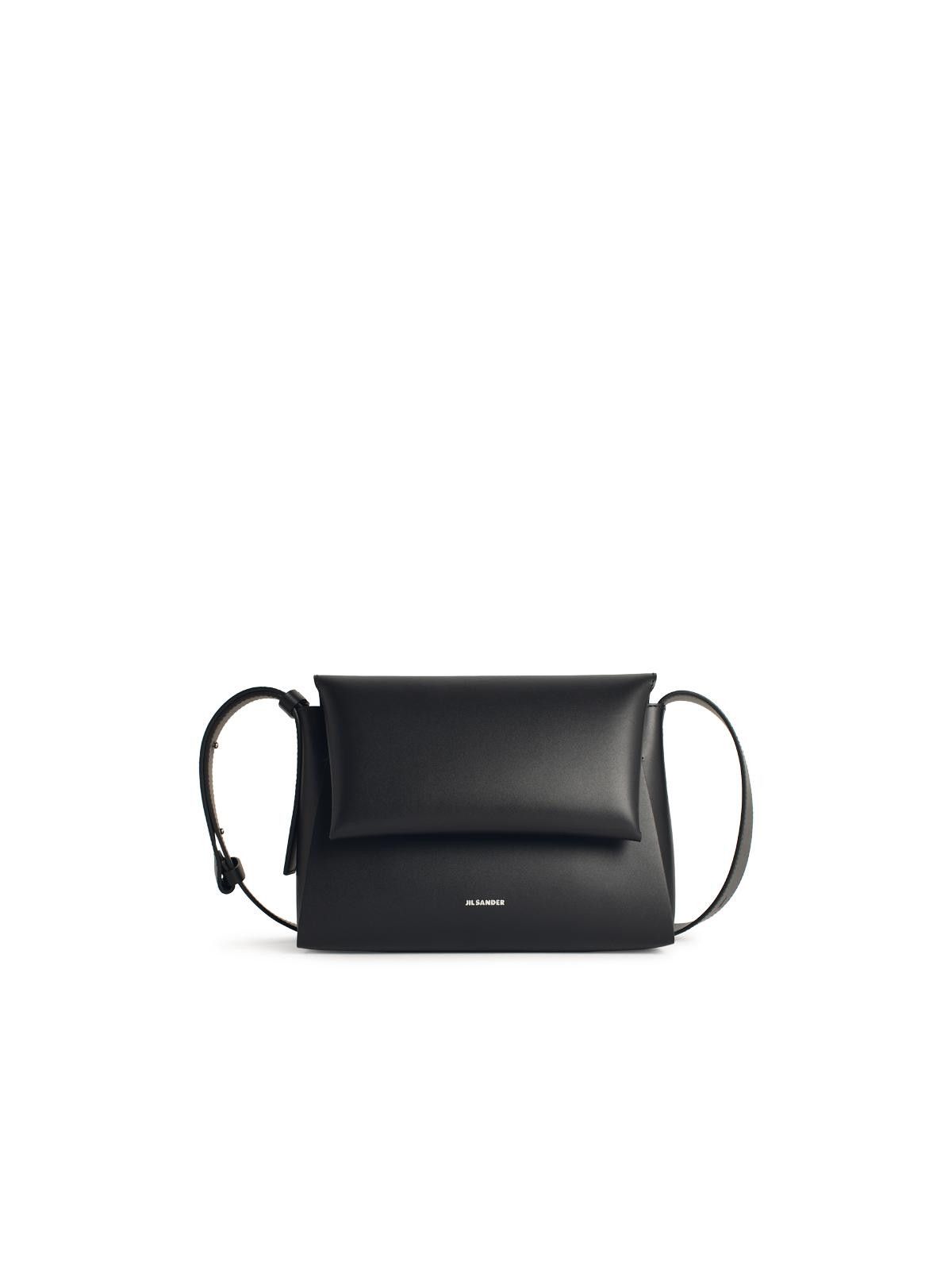 Jil Sander JIL SANDER Small 'Messenger' Black Leather Bag Size ONE SIZE - 1 Thumbnail