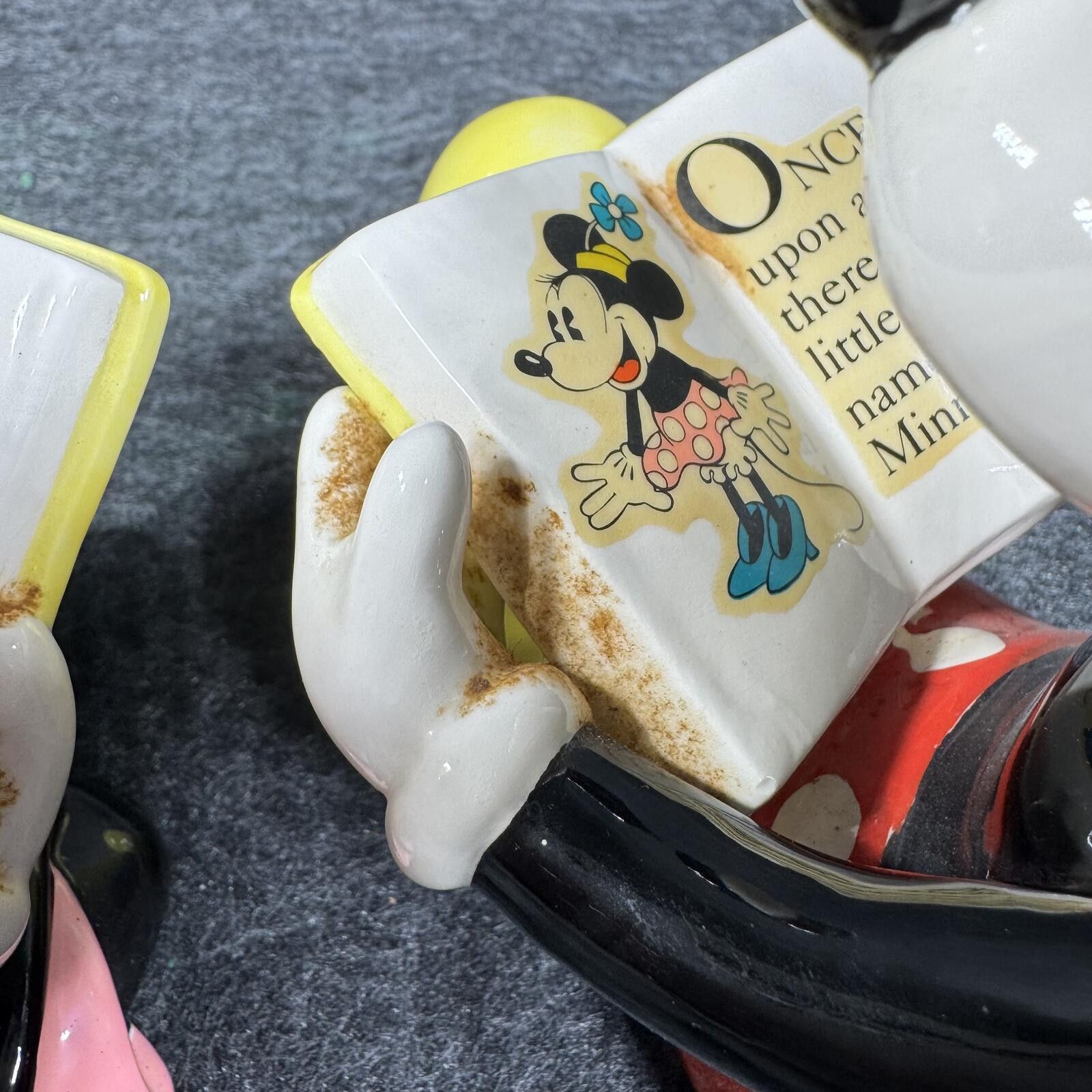 Disney Disney Bookends 1979 Walt Disney Mickey & Minnie Ceramic VTG Size ONE SIZE - 5 Thumbnail