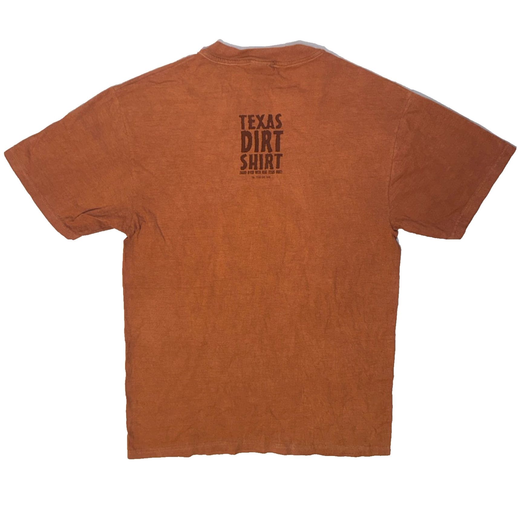 Hanes **Texas Dirt Hand Dyed Orange Cotton Short Sleeve T-Shirt** User: **Hand Dyed Texas Dirt Orange Cotton Short Sleeve T-Shirt** Size US M / EU 48-50 / 2 - 5 Thumbnail