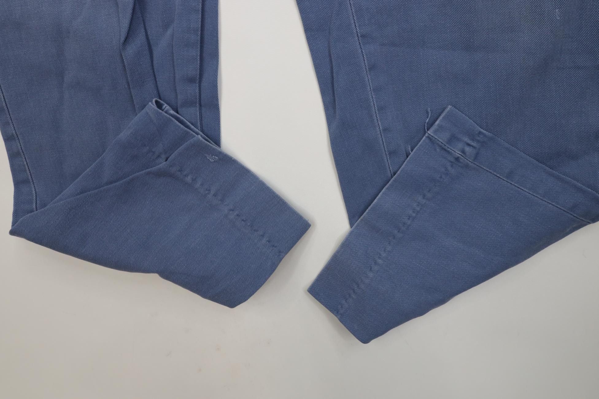 Vintage Vintage 70s 80s Streetwear Workwear Mechanic Pants Blue USA Size US 34 / EU 50 - 5 Thumbnail