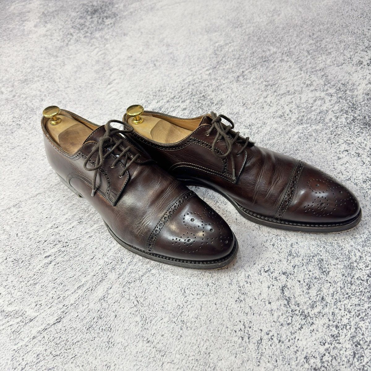 Antonio Maurizi × Handmade Antonio Maurizi Mens Derby Brogues Blake Rapid US9 UK8 EU42 Size US 9 / EU 42 - 3 Thumbnail
