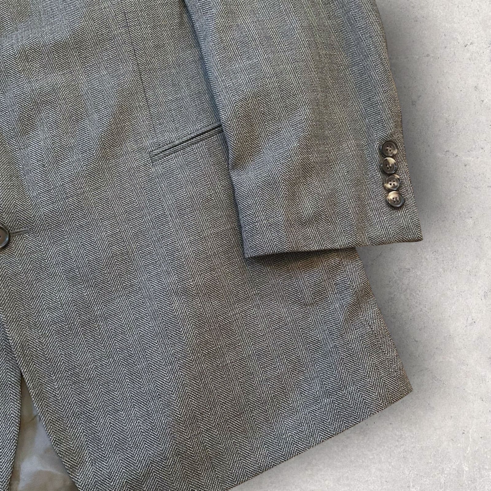 Hugo Boss × Vintage Vintage 90s Hugo Boss Einstein 3 Button Wool Blazer Jacket Size 44L - 8 Thumbnail