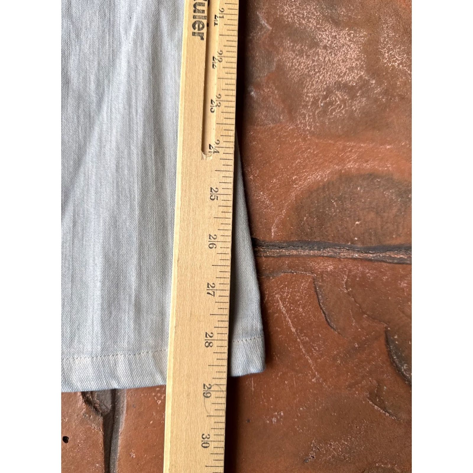 Vintage VINTAGE Mudd Jeans Flare Pants Womens 11x29 Beige Cotton Blend 90s Punk Khakis Size 32" / US 10 / IT 46 - 8 Thumbnail