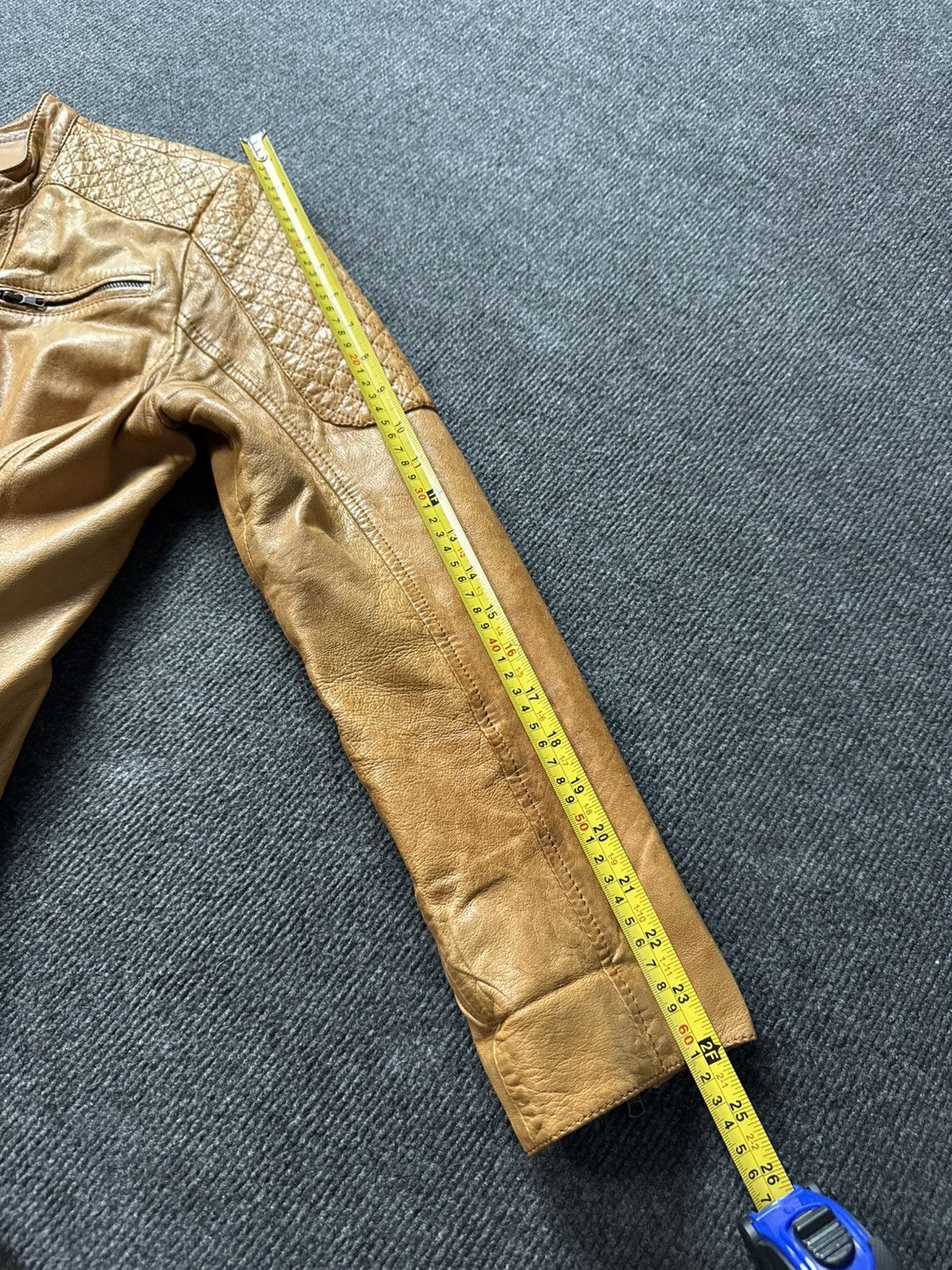 Genuine Leather Archive Y2K Leather Biker Moto Avant Garde Jacket Cafe Racer Size L / US 10 / IT 46 - 21 Thumbnail