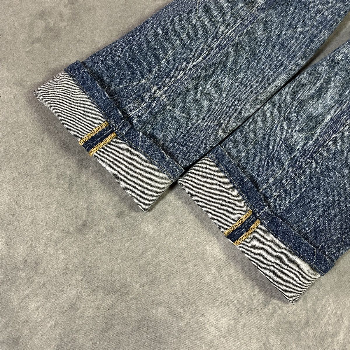 Number (N)ine Dsquared2 Distressed Light Wash Wide Leg Denim Kapital y2k Size US 27 - 12 Thumbnail
