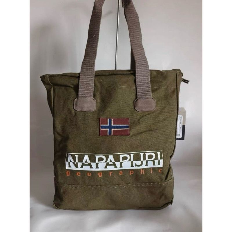 Napapijri AUTHENTIC NAPAPIJRI SPORTA 14L TOTE BAG NEW OLIVE GREEN Size ONE SIZE - 5 Thumbnail