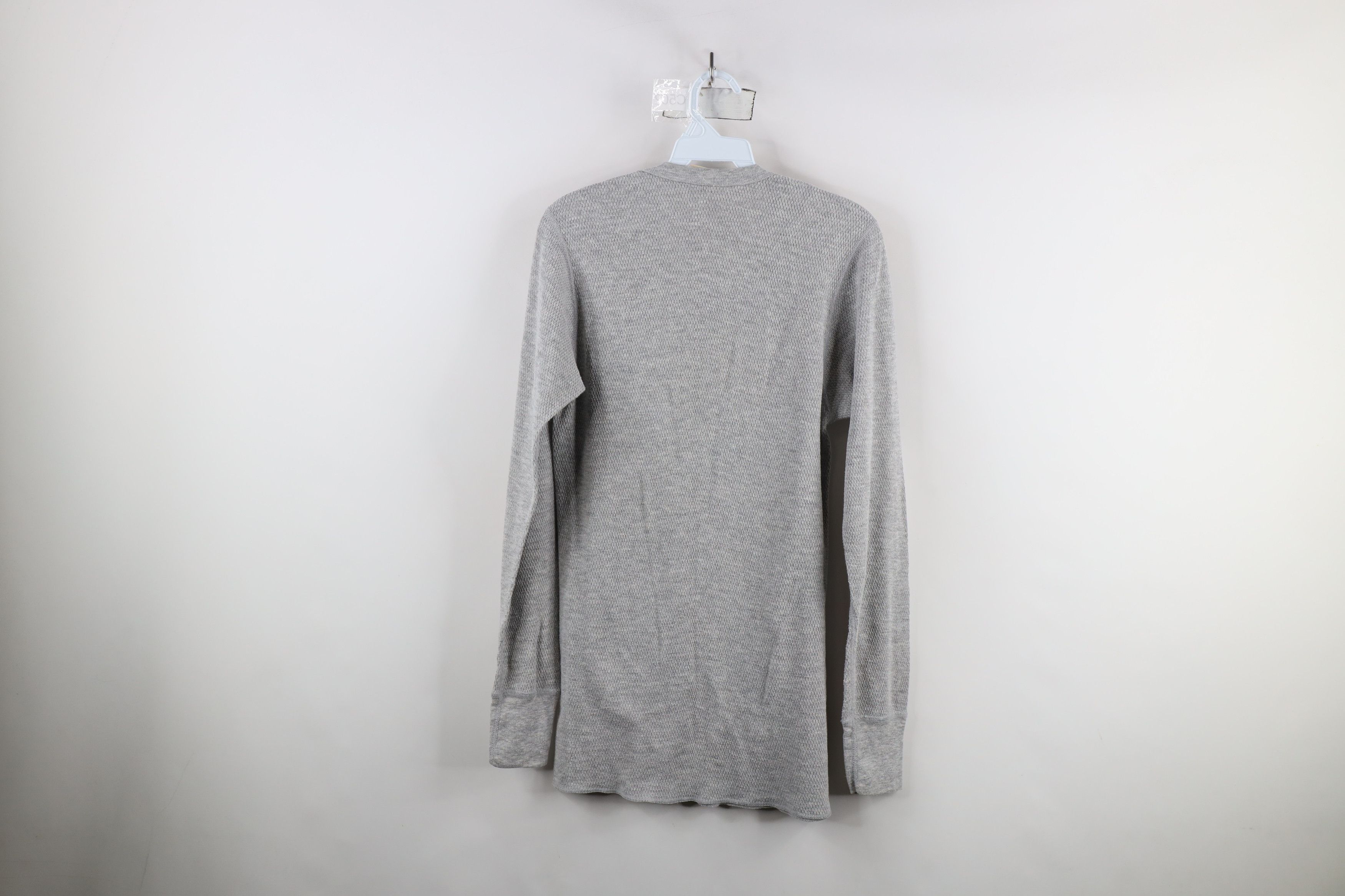 Vintage Vintage 70s Streetwear Waffle Knit Long Sleeve T-Shirt USA Size US L / EU 52-54 / 3 - 10 Thumbnail