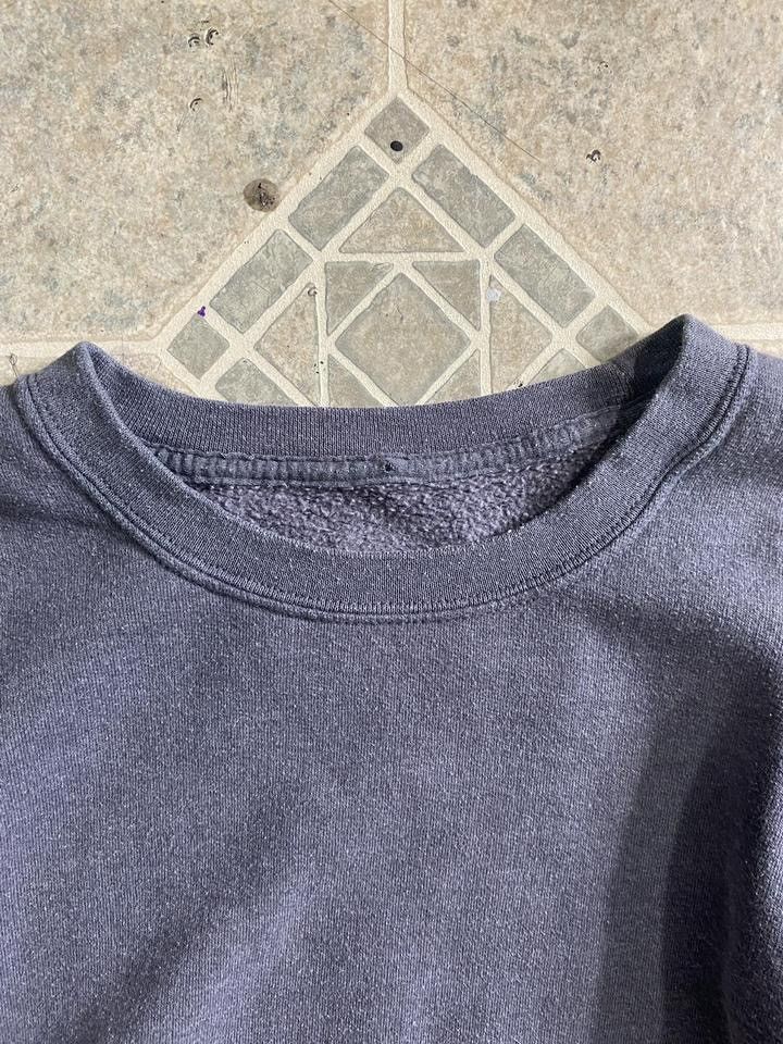 Other Vintage Y2K faded blank crewneck faded sweatshirt gray Size US L / EU 52-54 / 3 - 3 Thumbnail