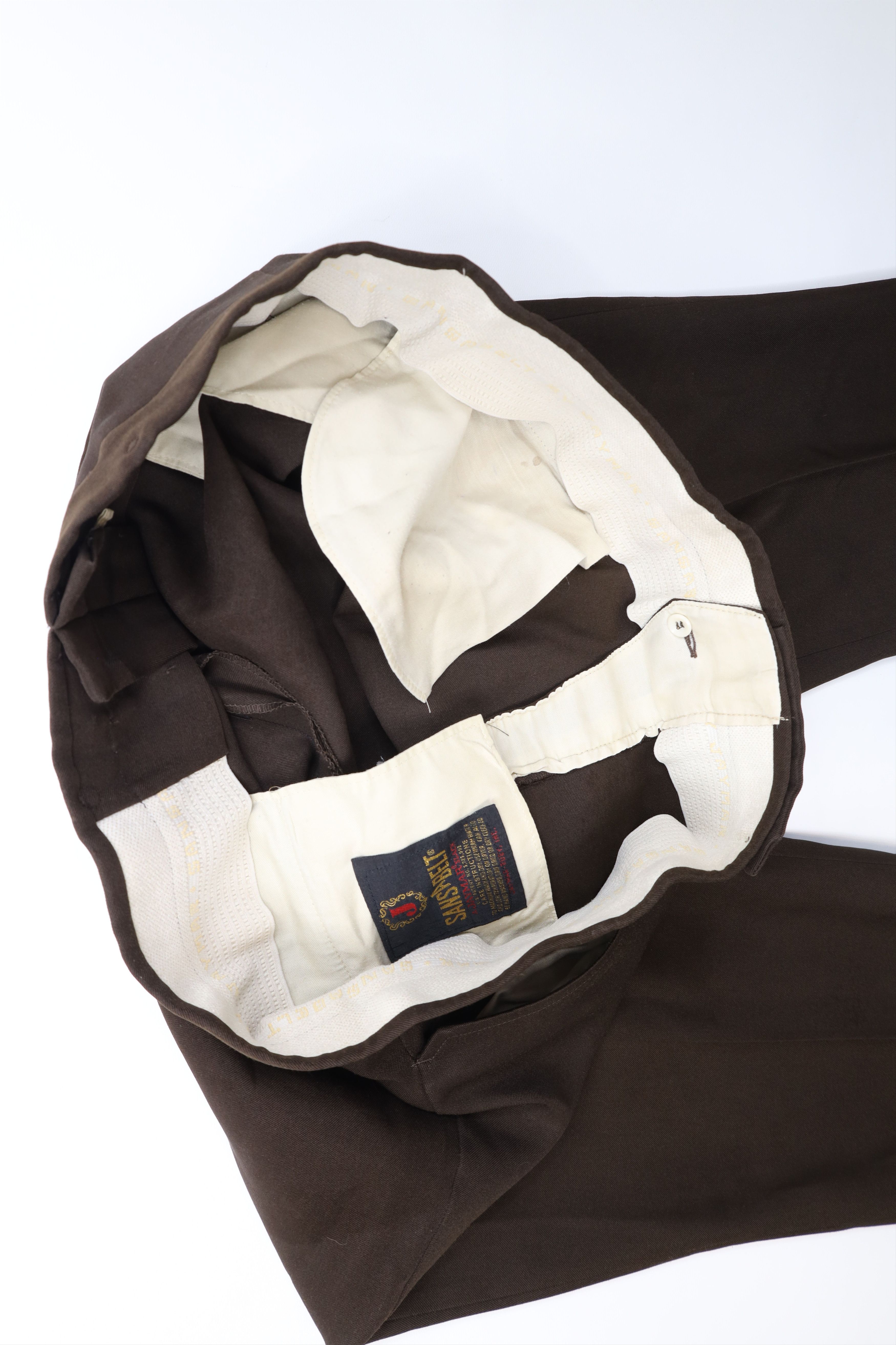 Vintage Vintage 70s Streetwear Knit Wide Leg Chino Pants Brown USA Size US 42 / EU 58 - 10 Thumbnail