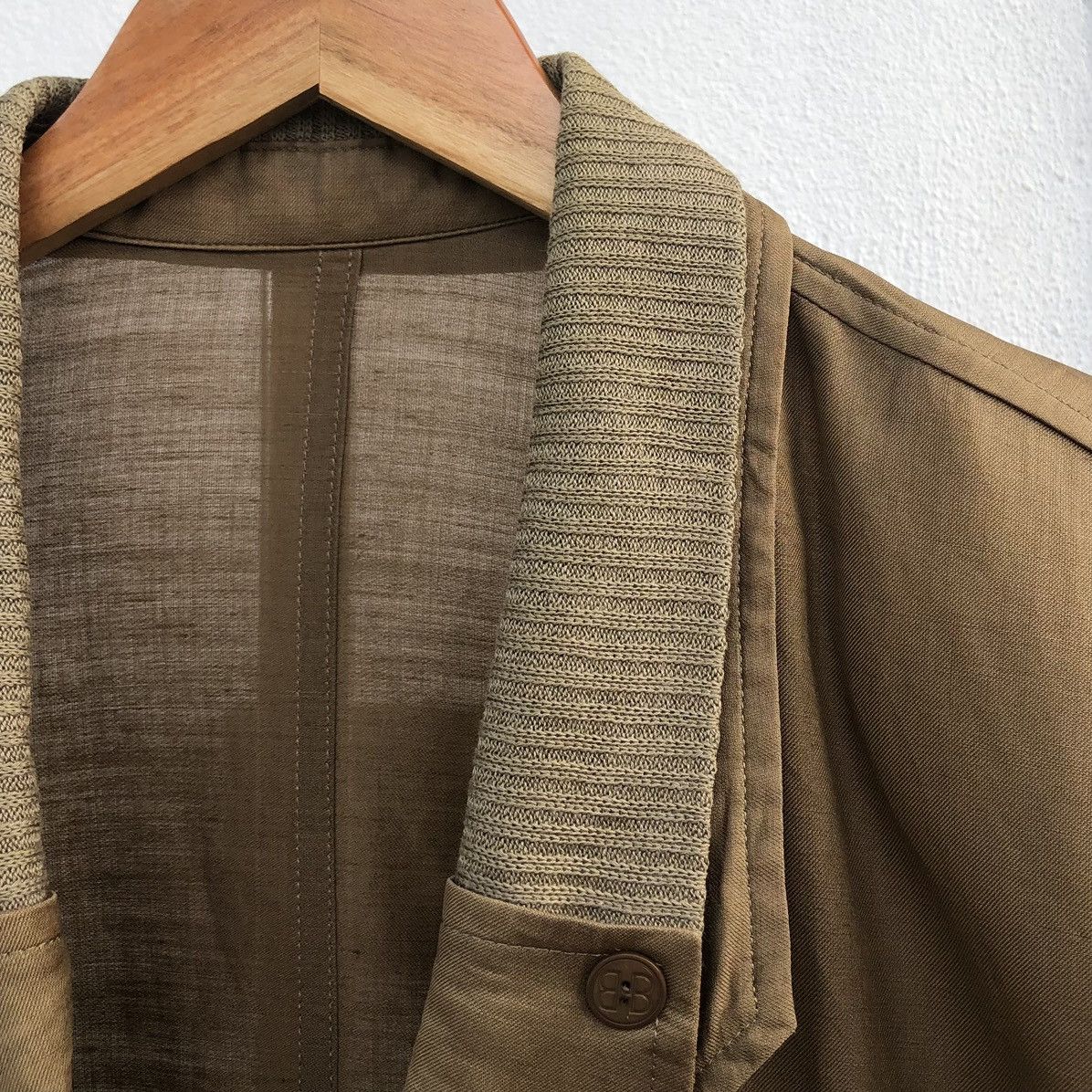Balenciaga Vintage 90s Balenciaga Sport Linen Double Breasted Jacket Size US M / EU 48-50 / 2 - 16 Thumbnail