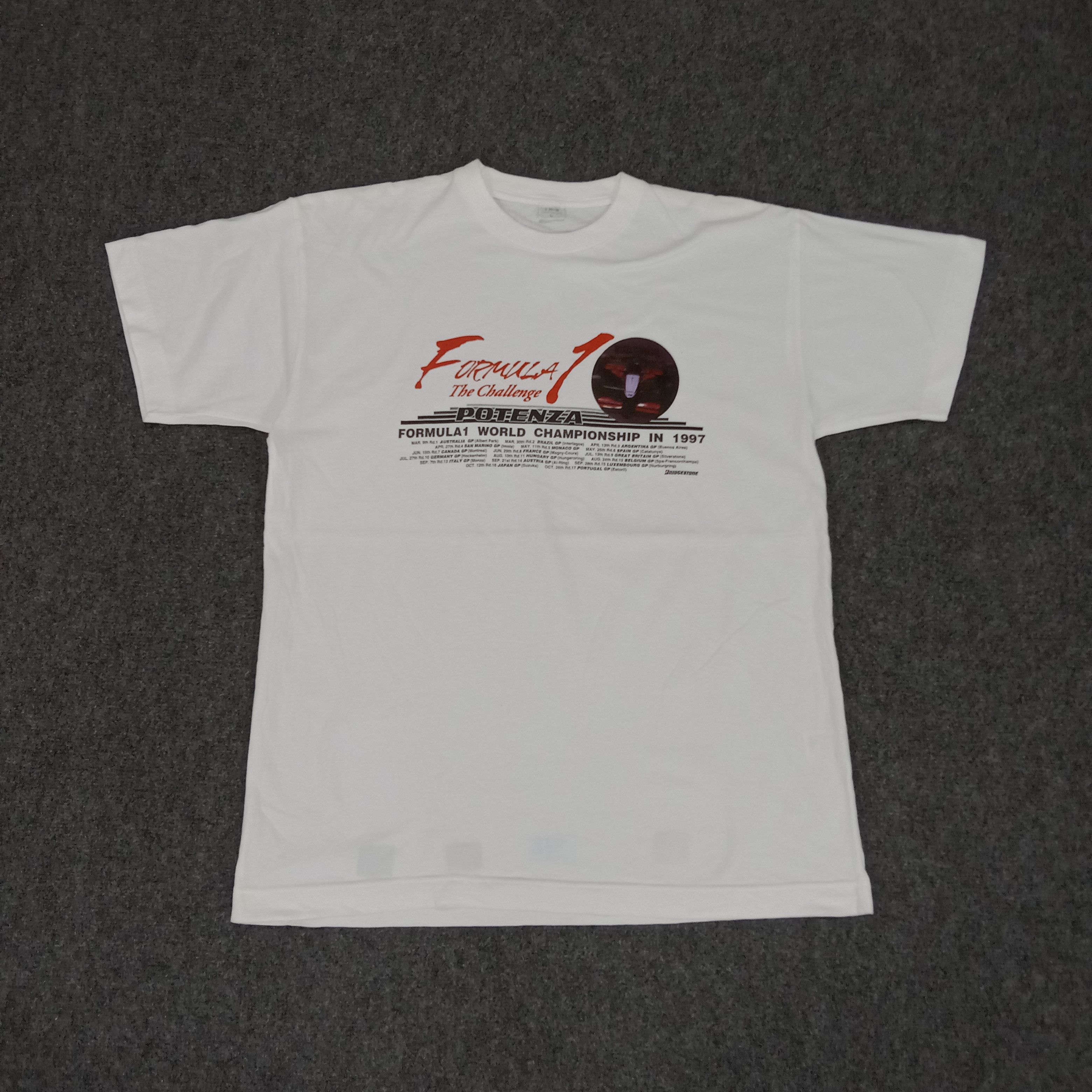 Vintage Potenza Formula 1 World Championship 1997 Tshirt Size US L / EU 52-54 / 3 - 1 Thumbnail
