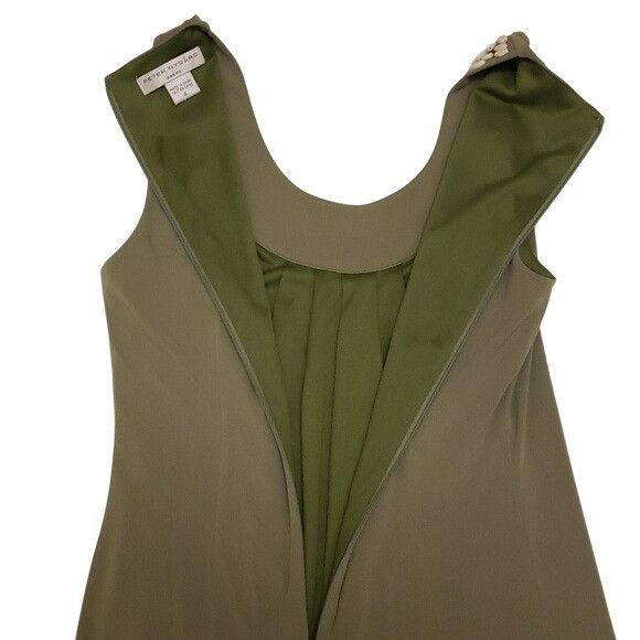 Other Peter Nygard Shift Dress Midi Sleeveless Spice Green 4 Size S / US 4 / IT 40 - 10 Thumbnail