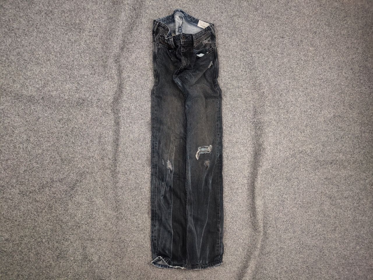 Diesel Diesel Thanaz Vintage Waxed Distressed Denim Jeans l.g.b. Size US 30 / EU 46 - 1 Thumbnail