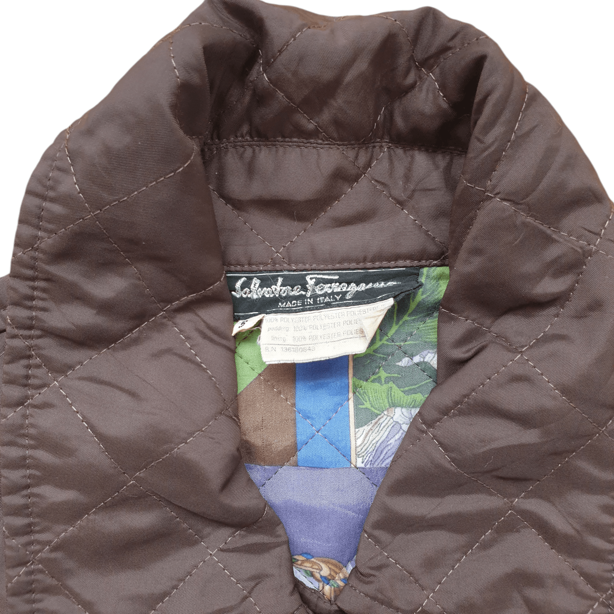 Vintage Salvatore Ferragamo Quilted Jacket