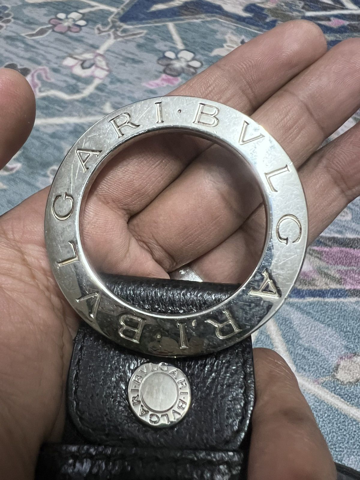 Bvlgari BVLGARI MADE ITALI LEATHER BELT Size 32 - 2 Thumbnail