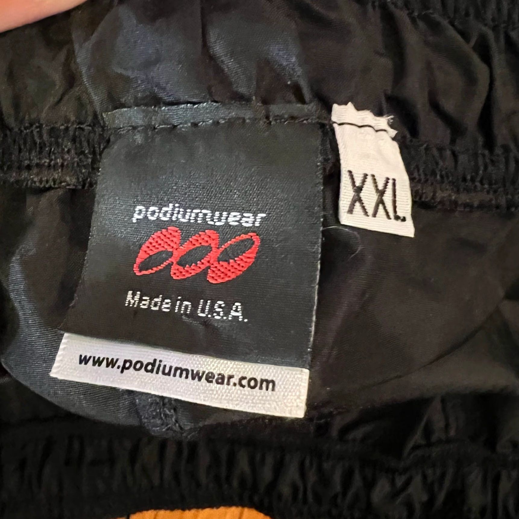 Vintage Podium wear Pants Indoor Windbreaker Mens XXL Black Performance Track Pants Size US 39 - 5 Thumbnail