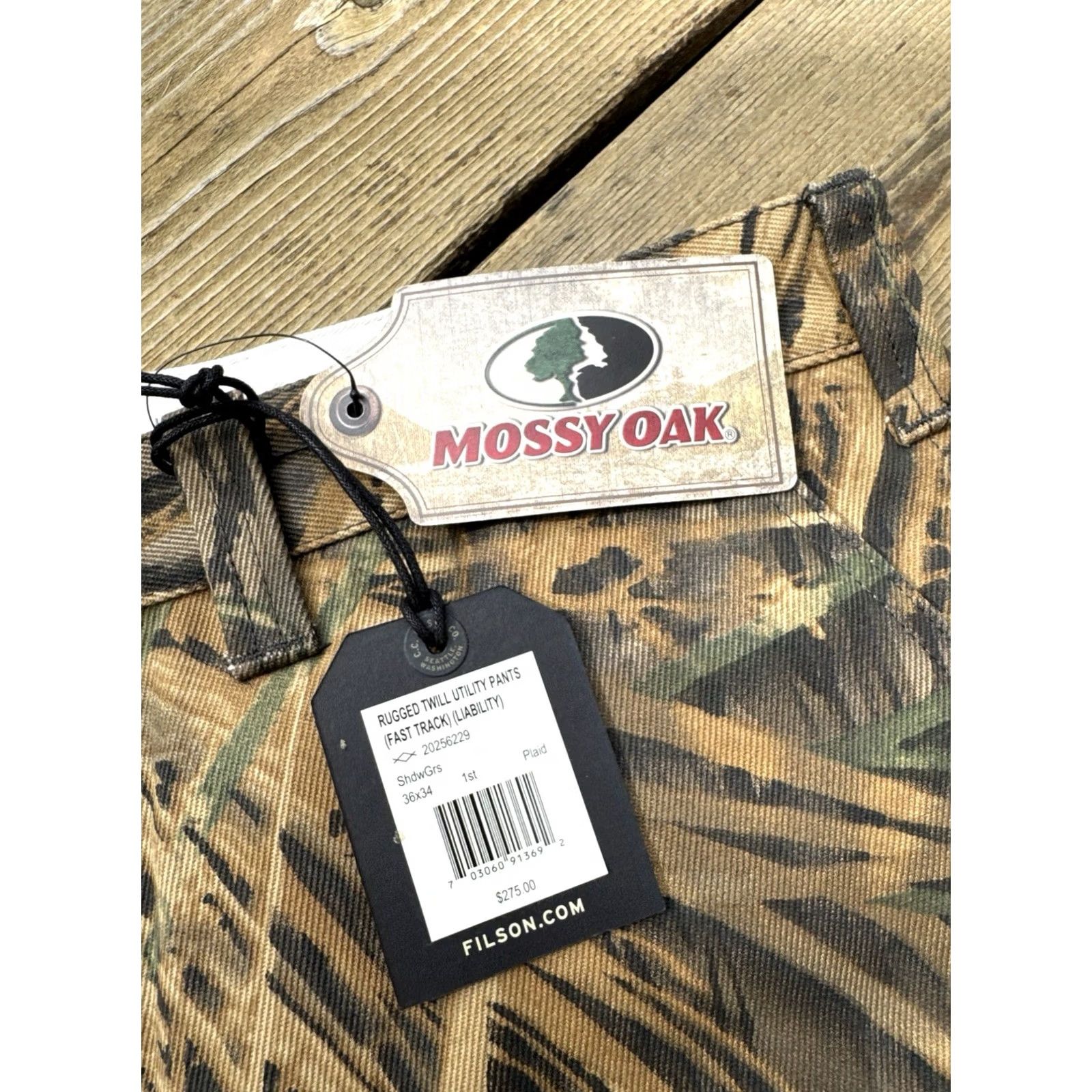 Filson Filson Mossy Oak Camo Pants 36x34 Rugged Twill Hunting Workwear NWT Mens Size US 36 / EU 52 - 5 Thumbnail