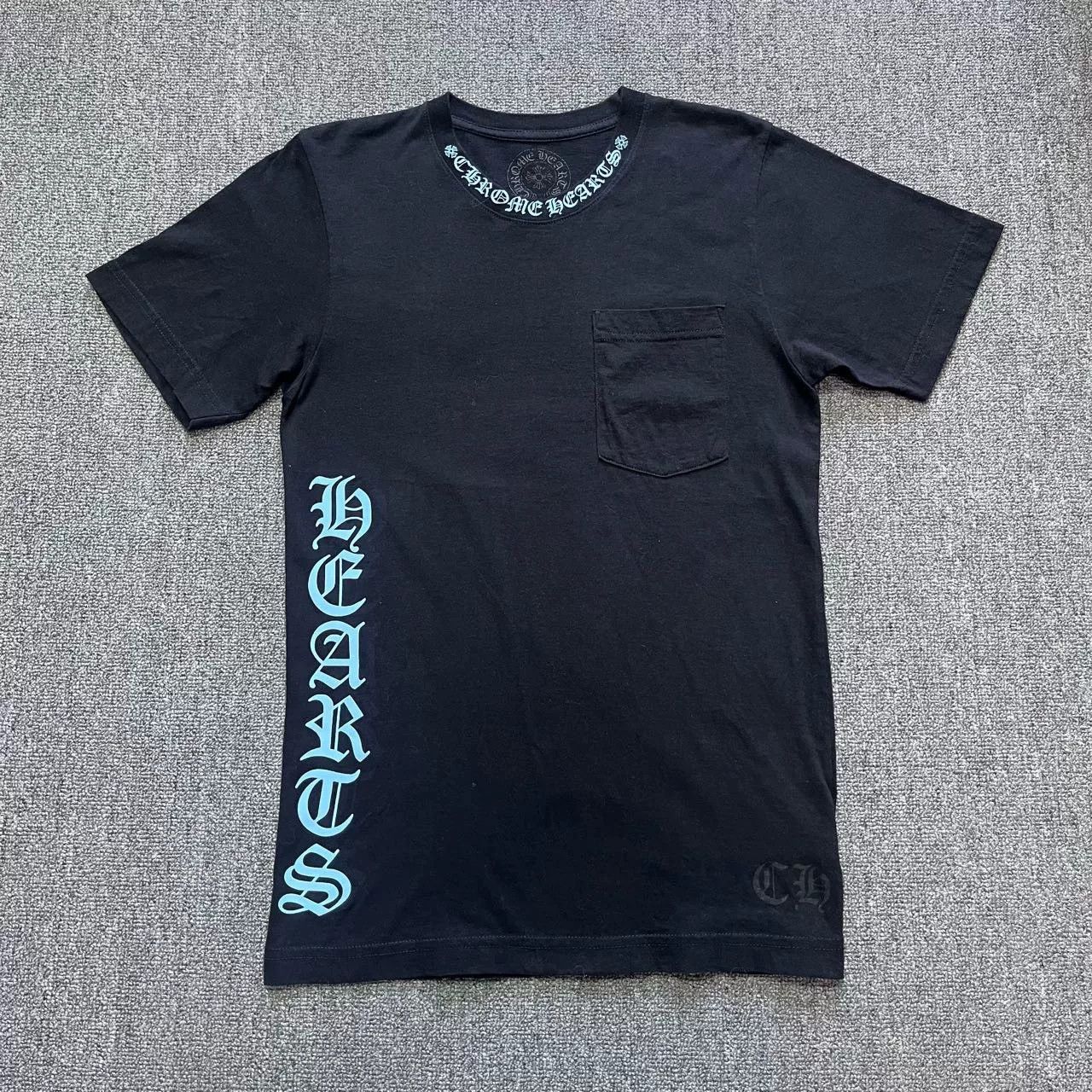 Chrome Hearts chrome hearts black blue graphic tee Size US S / EU 44-46 / 1 - 1 Thumbnail