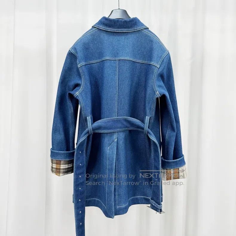 Acne Studios Acne Studios Lined Plaid Denim Jacket Size XS / US 0-2 / IT 36-38 - 2 Thumbnail