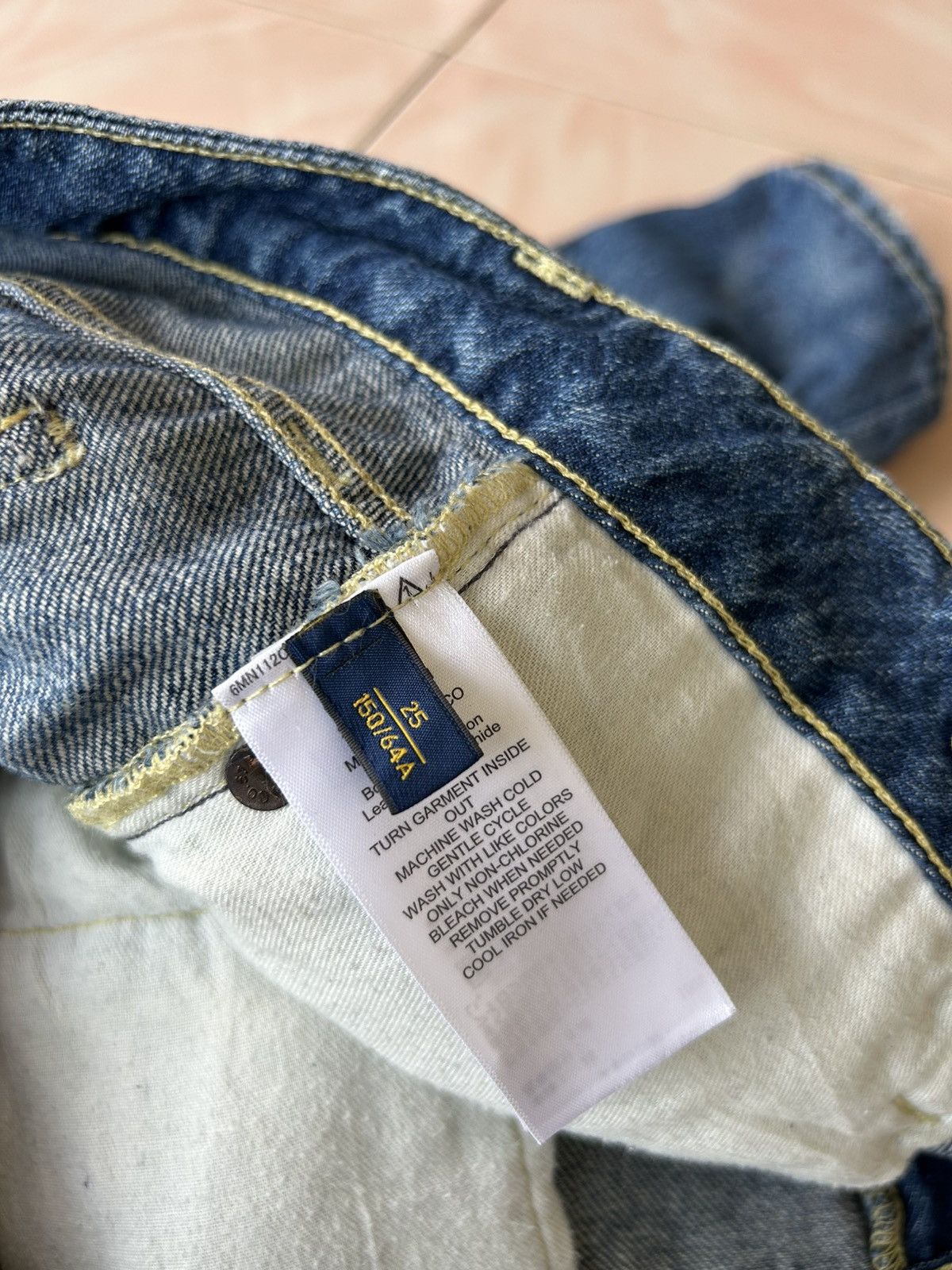 Polo Ralph Lauren Polo Ralph Lauren Astor Boyfriend Slim Fit Patchwork Jeans Size US 26 / EU 42 - 15 Thumbnail