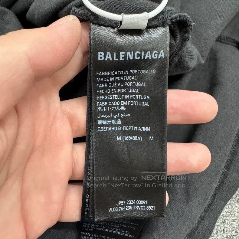 Balenciaga Balenciaga Single Ring Printed Short Sleeve Size US M / EU 48-50 / 2 - 3 Thumbnail
