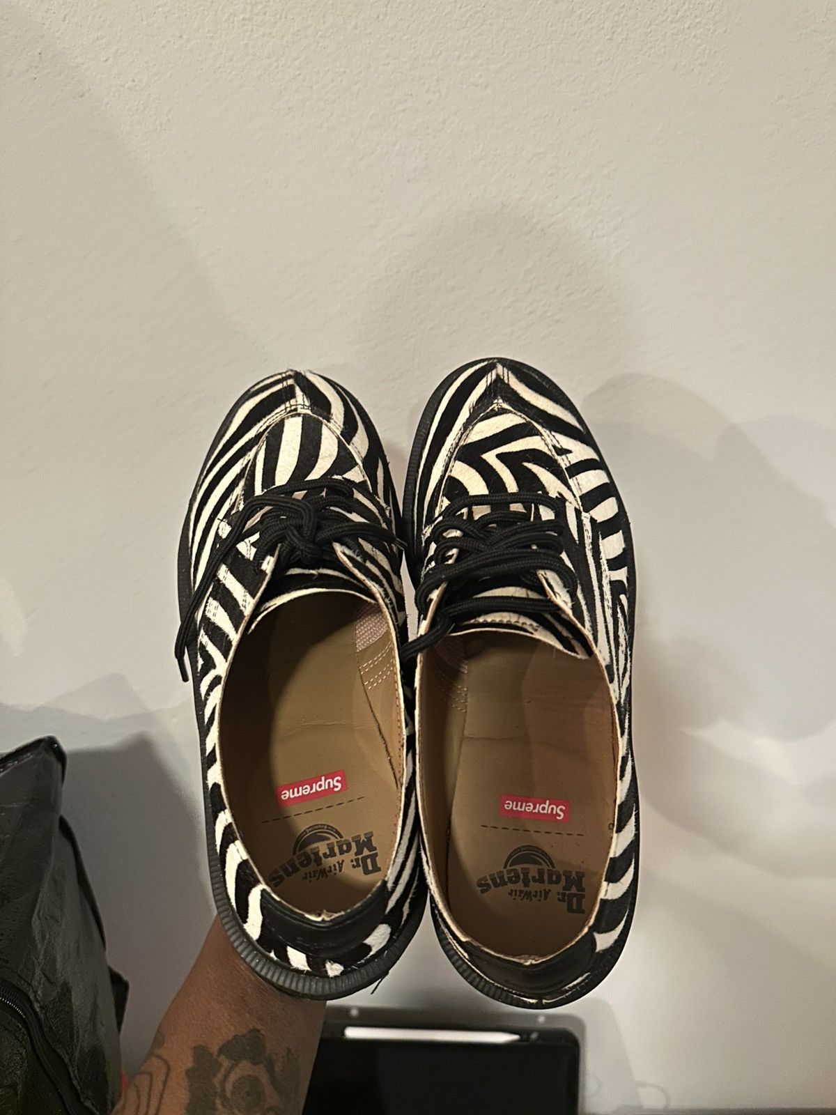 Dr. Martens × Supreme Supreme x doc martens (zebra pony hair color way) Size US 9 / EU 42 - 5 Thumbnail