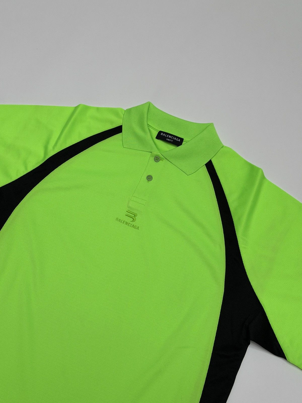 Balenciaga Balenciaga Sporty B Hybrid Polo Jersey Tee Shirt Size US S / EU 44-46 / 1 - 3 Thumbnail
