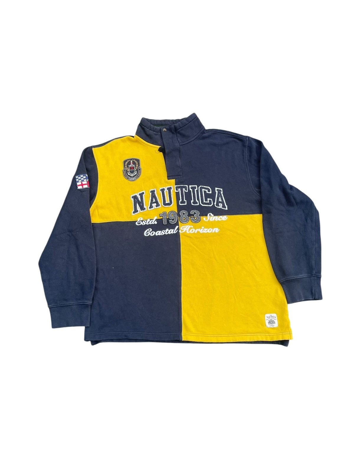 Nautica Nautica Zipper Collar Sweatshirt Size US XL / EU 56 / 4 - 1 Thumbnail