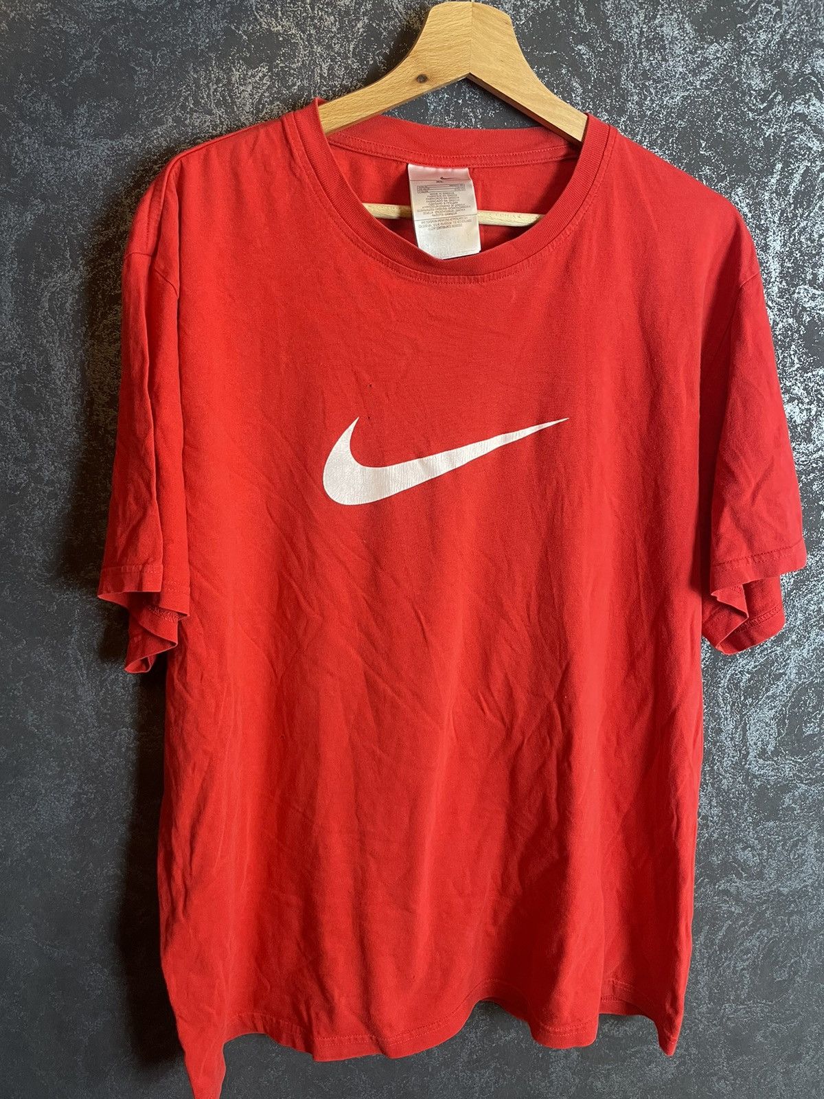 Nike × Nike ACG × Vintage Vintage Nike Big Swoosh Nike Box Logo Nike T-Shirt Size US XL / EU 56 / 4 - 1 Thumbnail