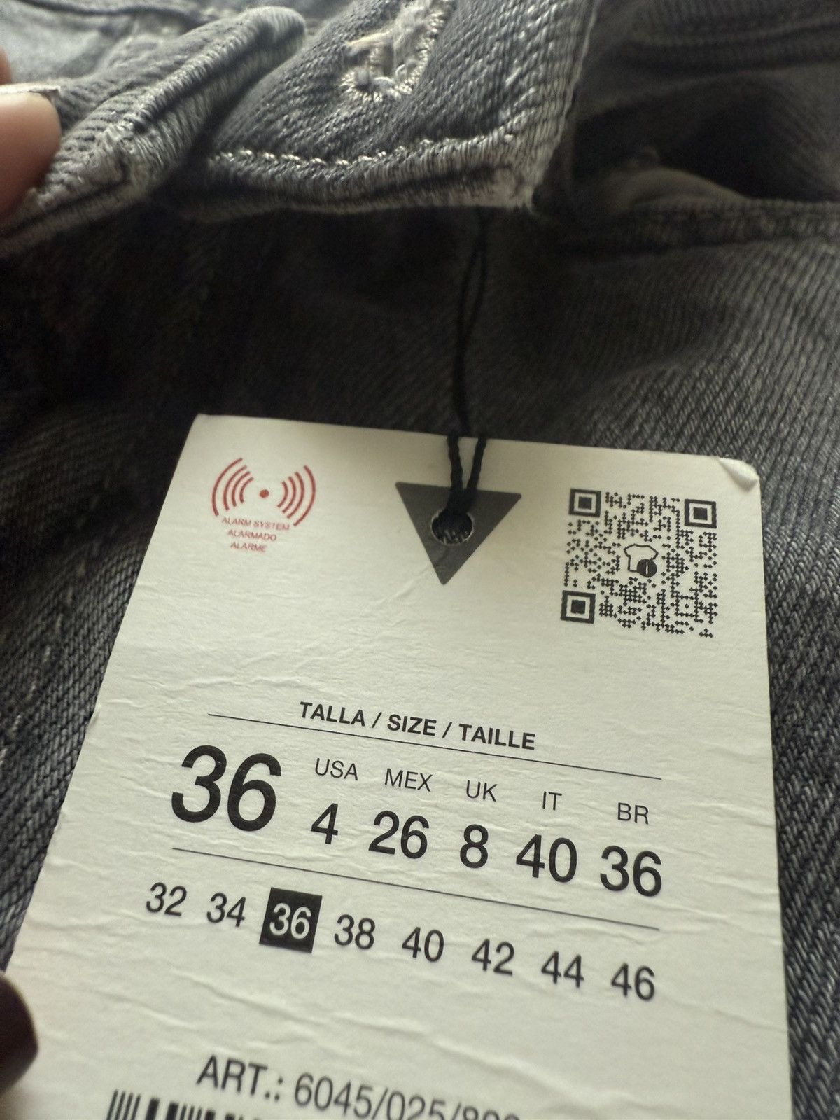Zara Zara Gray Jean Size 34" / US 12 / IT 48 - 3 Thumbnail