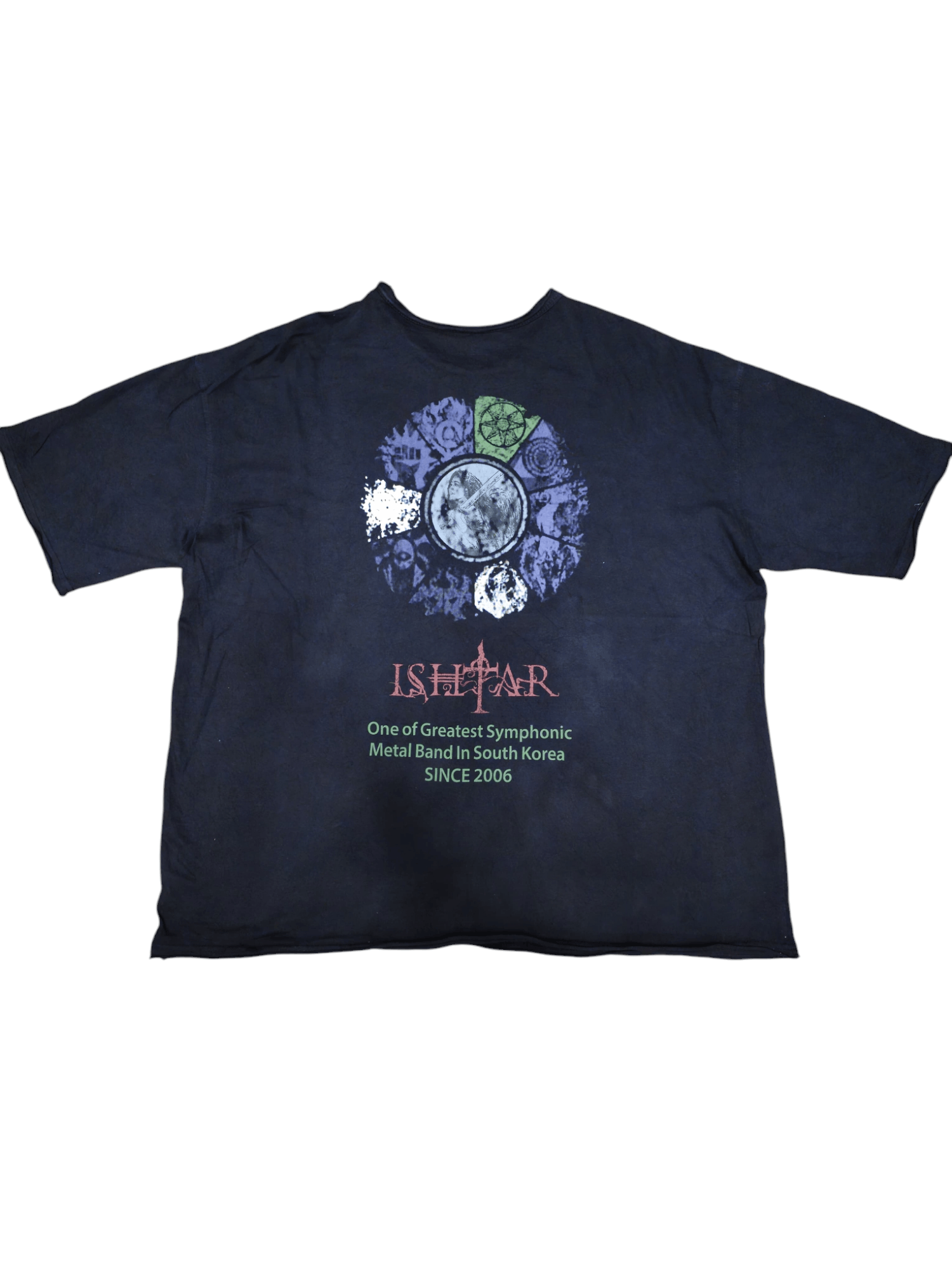 Band Tees × Japanese Brand 🔥RARE ISHTAR Metal Band In Korea Distressed Cut T shirt Size US XL / EU 56 / 4 - 2 Thumbnail