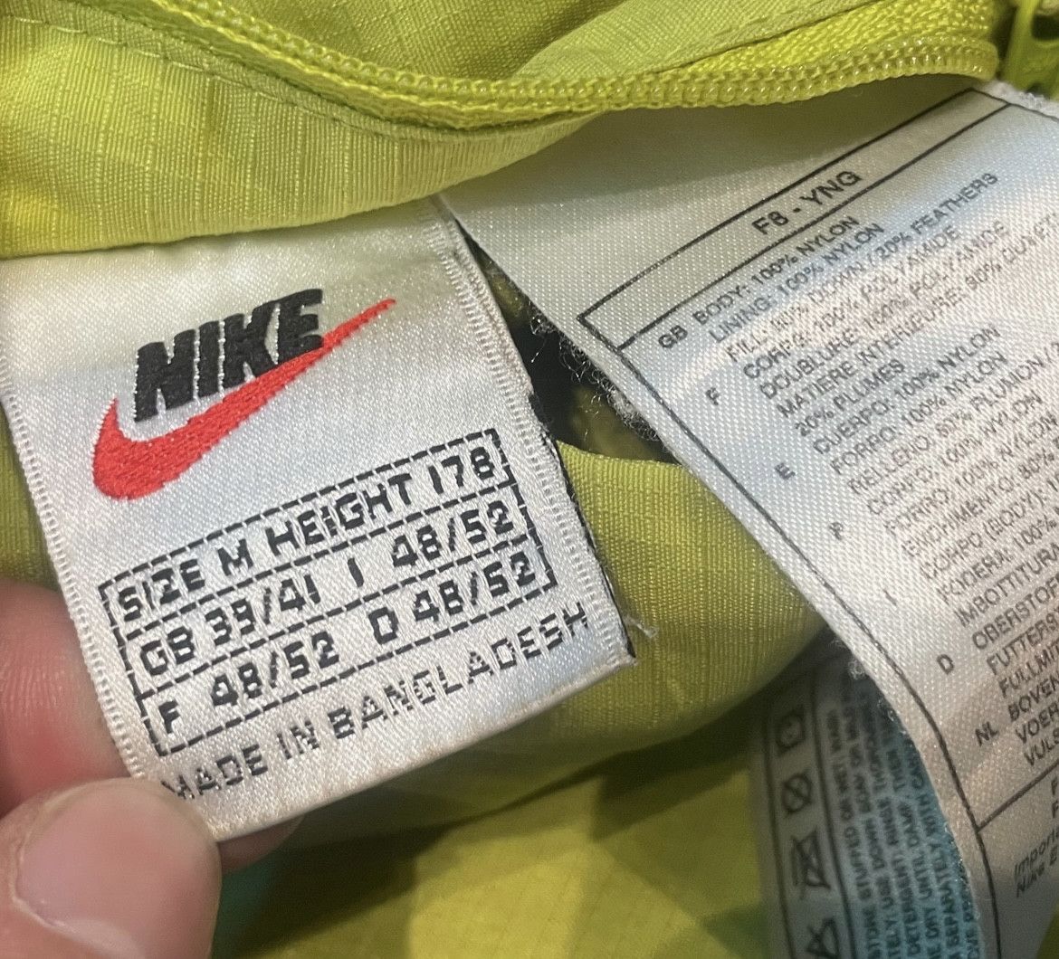Nike Nike Vintage 90s Reversible Yellow Navy Puffer Jacket Size US M / EU 48-50 / 2 - 4 Thumbnail