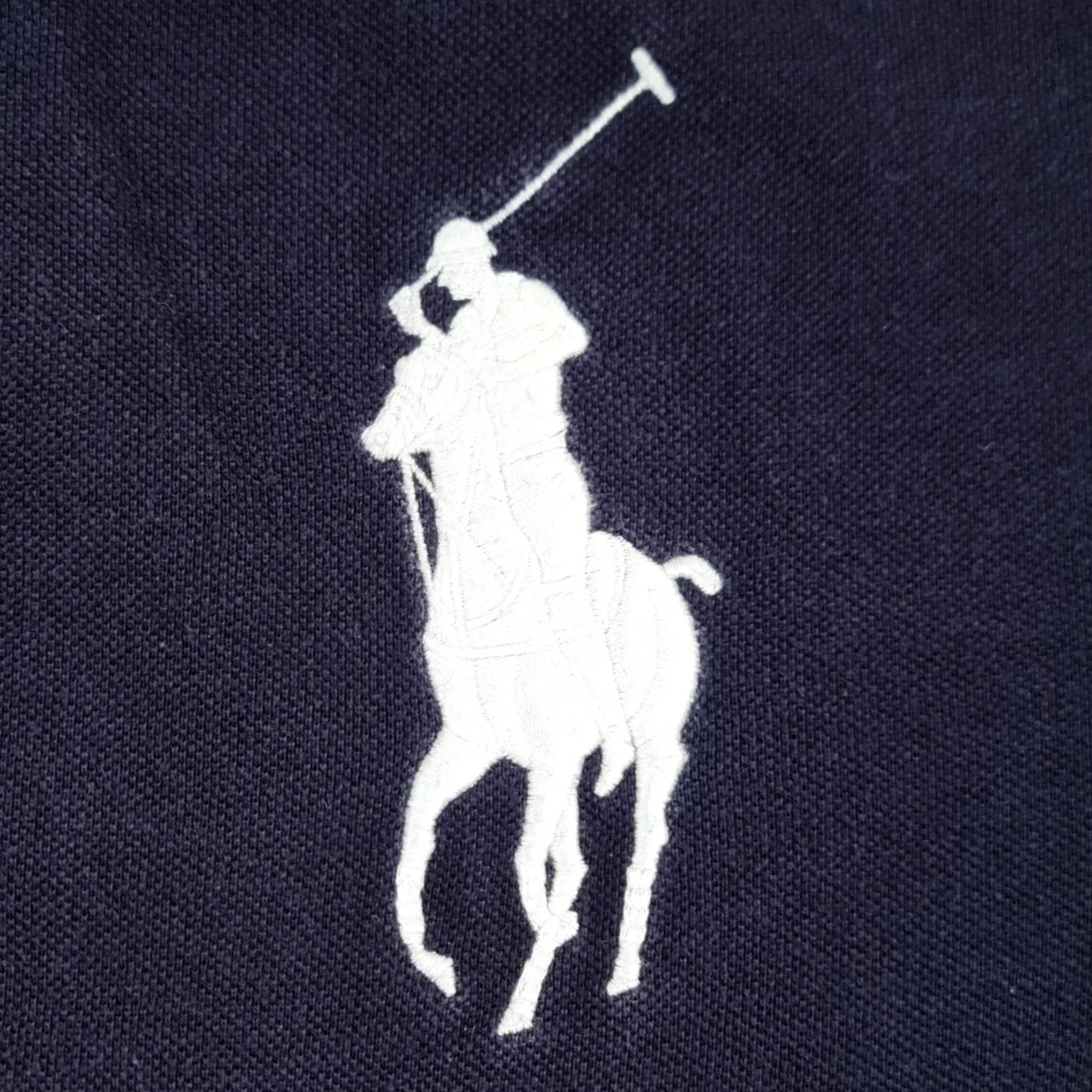Polo Ralph Lauren Polo Ralph Lauren Mens Polo Shirt Navy Blue Large USA Big Pony Chief Keef Shirt Size US L / EU 52-54 / 3 - 4 Thumbnail