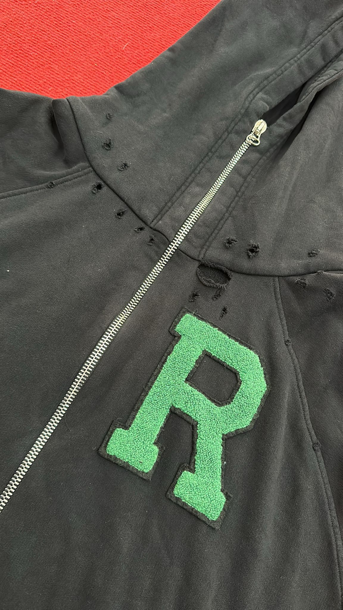 Raf Simons CC000021 I Love You Zip Hoodie in Black Size US S / EU 44-46 / 1 - 4 Thumbnail