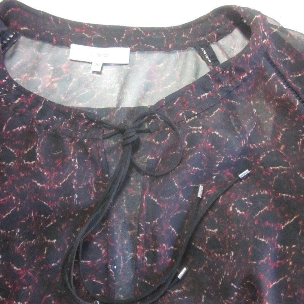 Iro I. R. O. Sheer Blouse with Leather Tie 36 / S Size S / US 4 / IT 40 - 8 Thumbnail