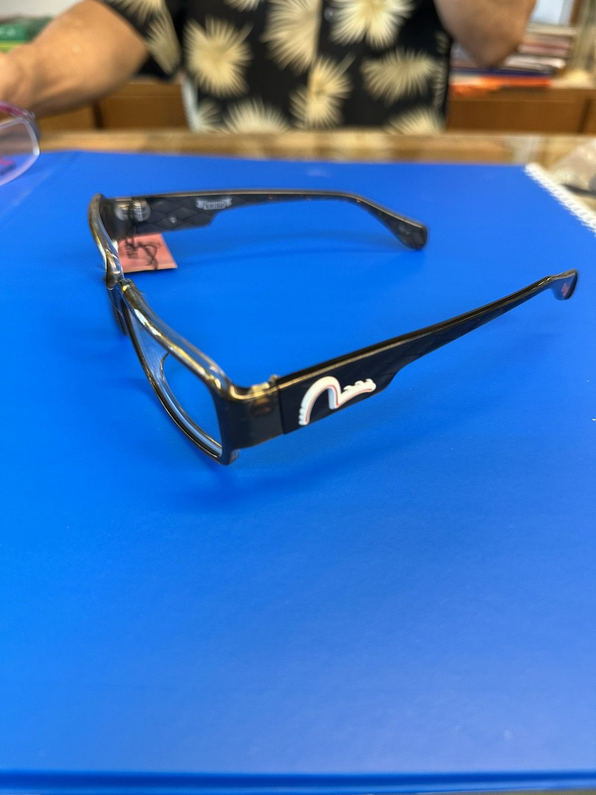 Japanese Brand Y2K Dragon Evisu Japan EVH-8295 55 🛑 17-135✔️Frames ONLY✔️ Size ONE SIZE - 3 Thumbnail