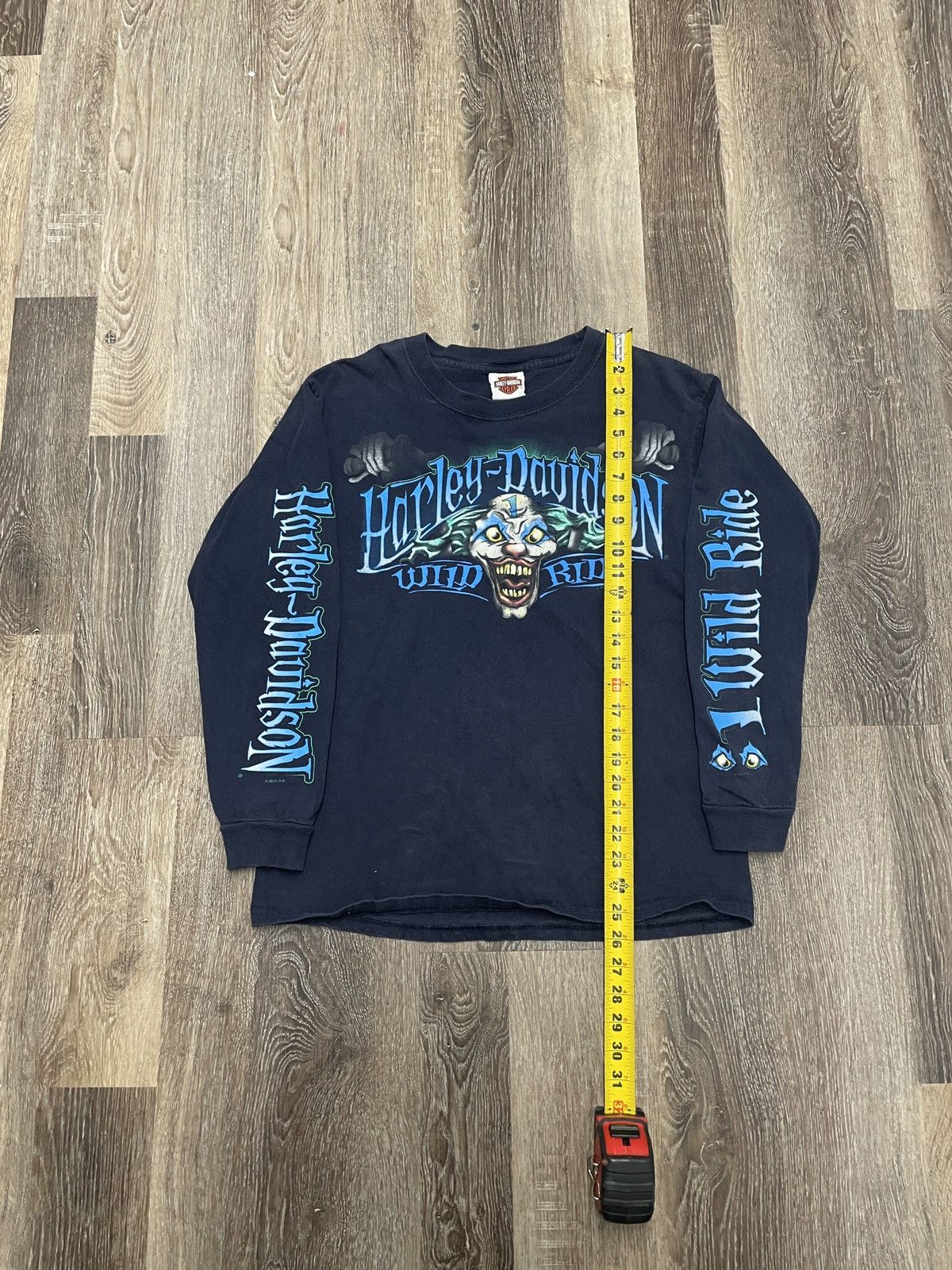 Harley Davidson Rare Vintage 00s Harley Davidson Clown Long Sleeve Size US M / EU 48-50 / 2 - 9 Thumbnail
