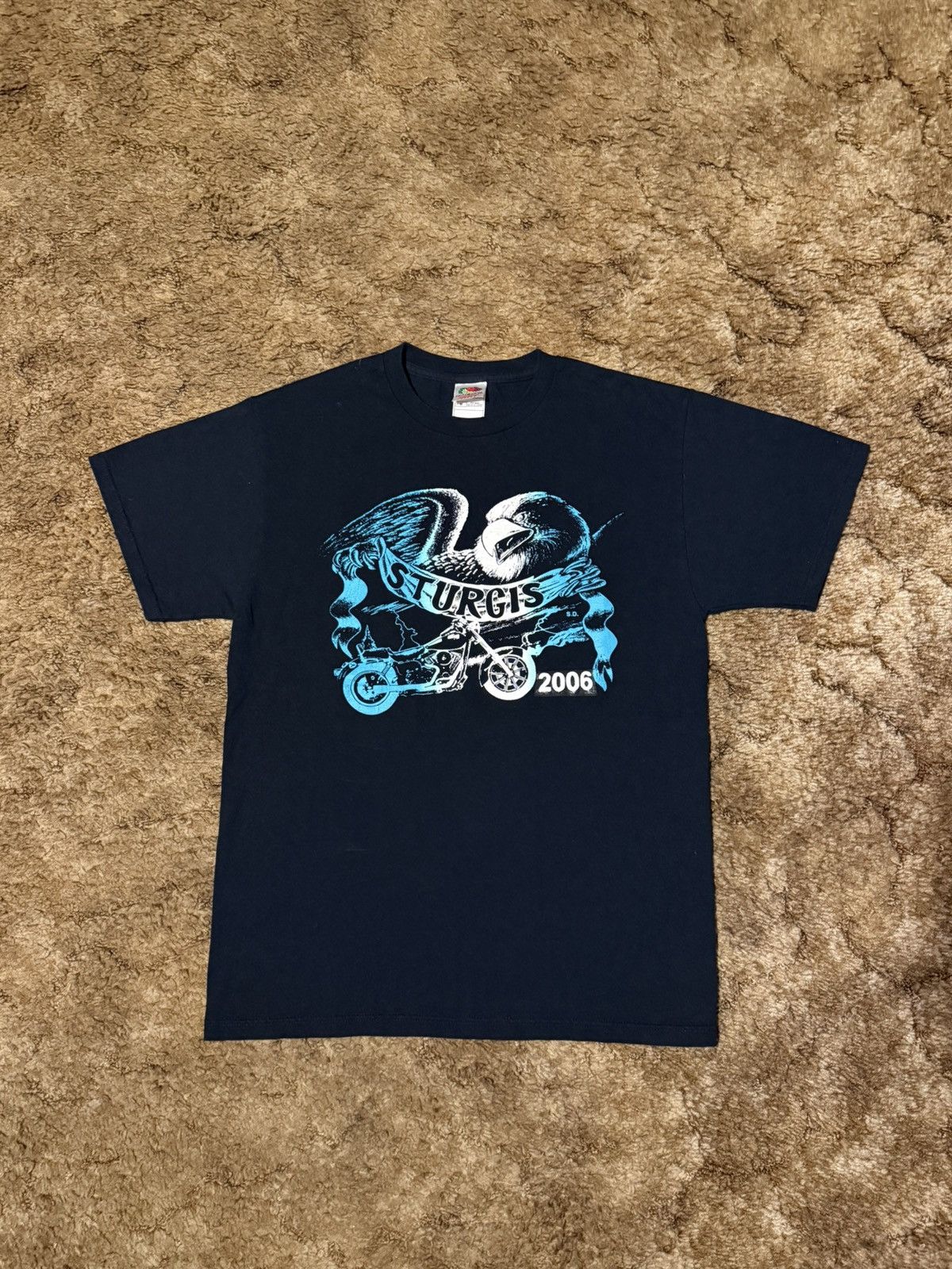 Harley Davidson Vintage 2006 Sturgis Motorcycle Rally T-Shirt Black Medium Size US L / EU 52-54 / 3 - 1 Thumbnail