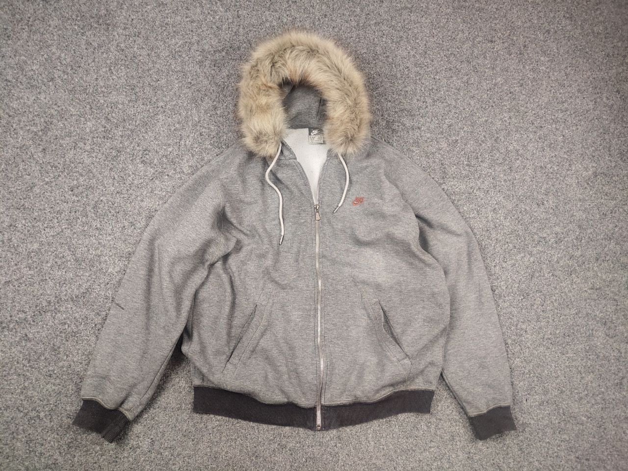 Nike Vintage Nike Oversized Fur Zip Hoodie if six was nine LGB Size US XL / EU 56 / 4 - 9 Thumbnail
