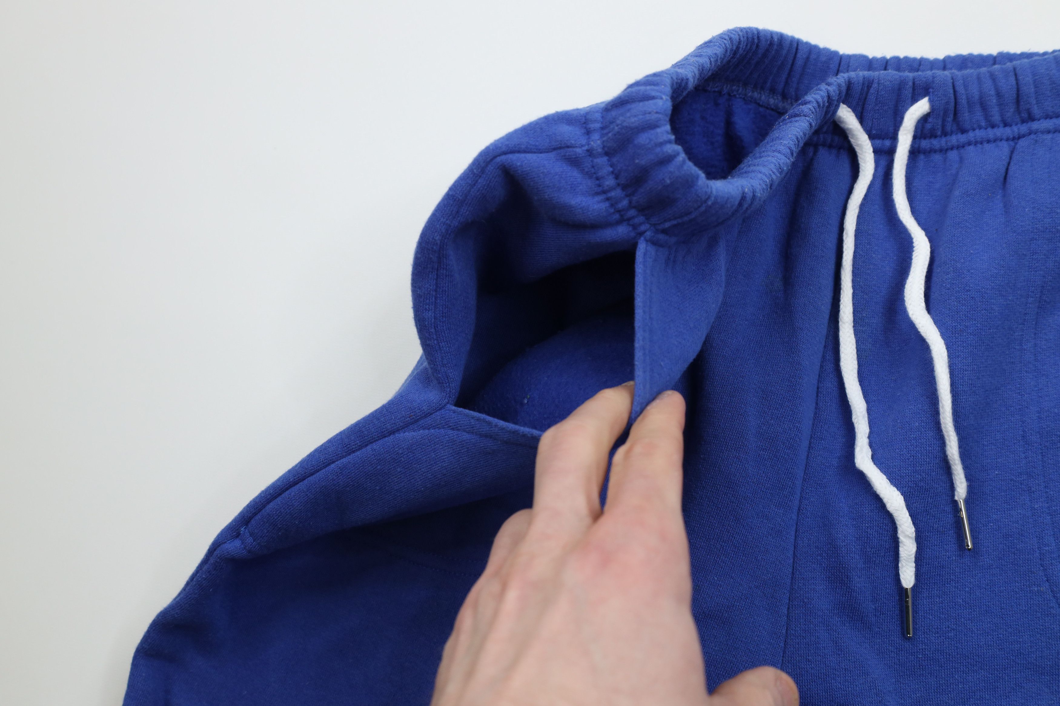Express Vintage 90s Express Cuffed Sweatpants Joggers Royal Blue Size 29" - 8 Thumbnail