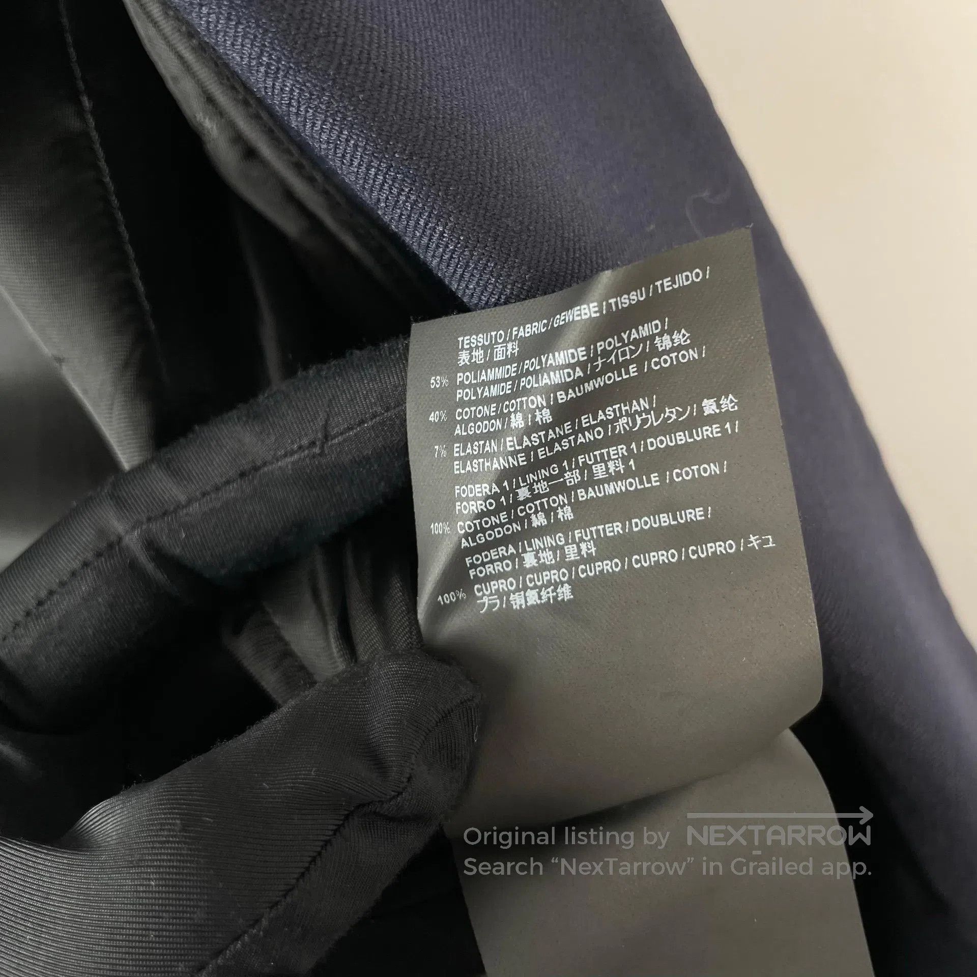 Balenciaga Balenciaga Deep Blue Double-breasted Coat Jacket| Size XXS / US 00 / IT 34 - 8 Thumbnail