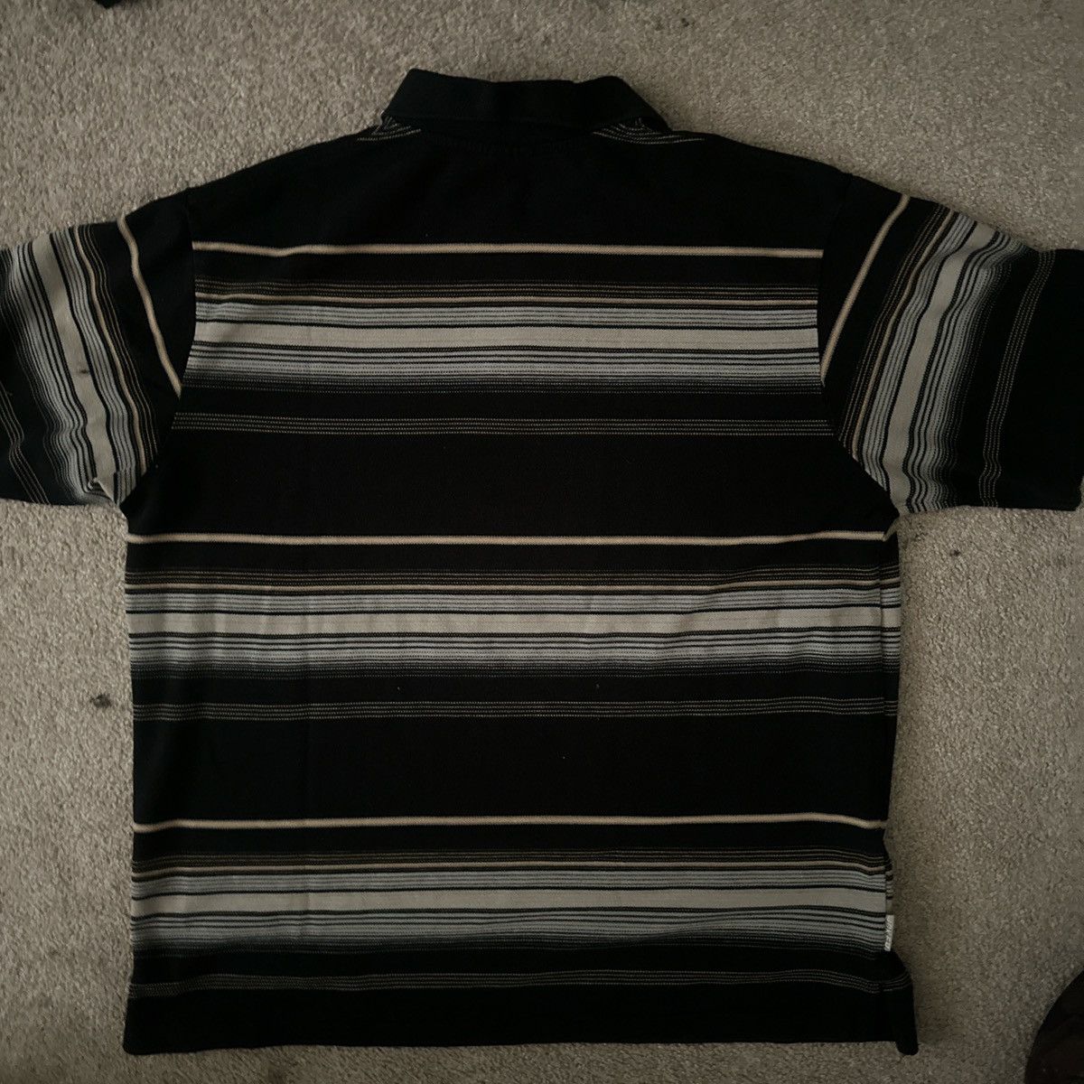 Vintage Joker black white strips polo. XL Size US XL / EU 56 / 4 - 3 Thumbnail