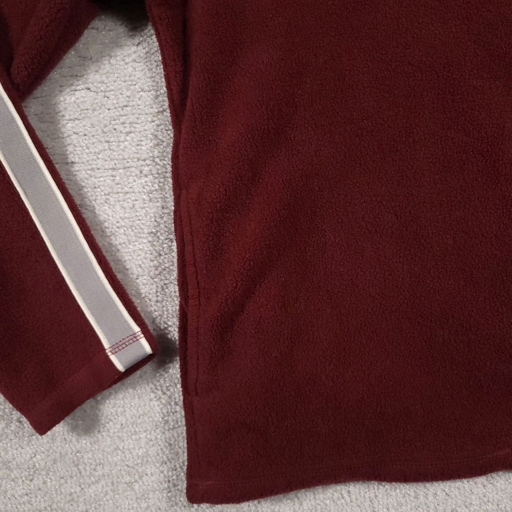 Old Navy Old Navy Sweatshirt Mens Medium Maroon Fleece Pullover Quarter Zip Sweater Retro Size US M / EU 48-50 / 2 - 5 Thumbnail