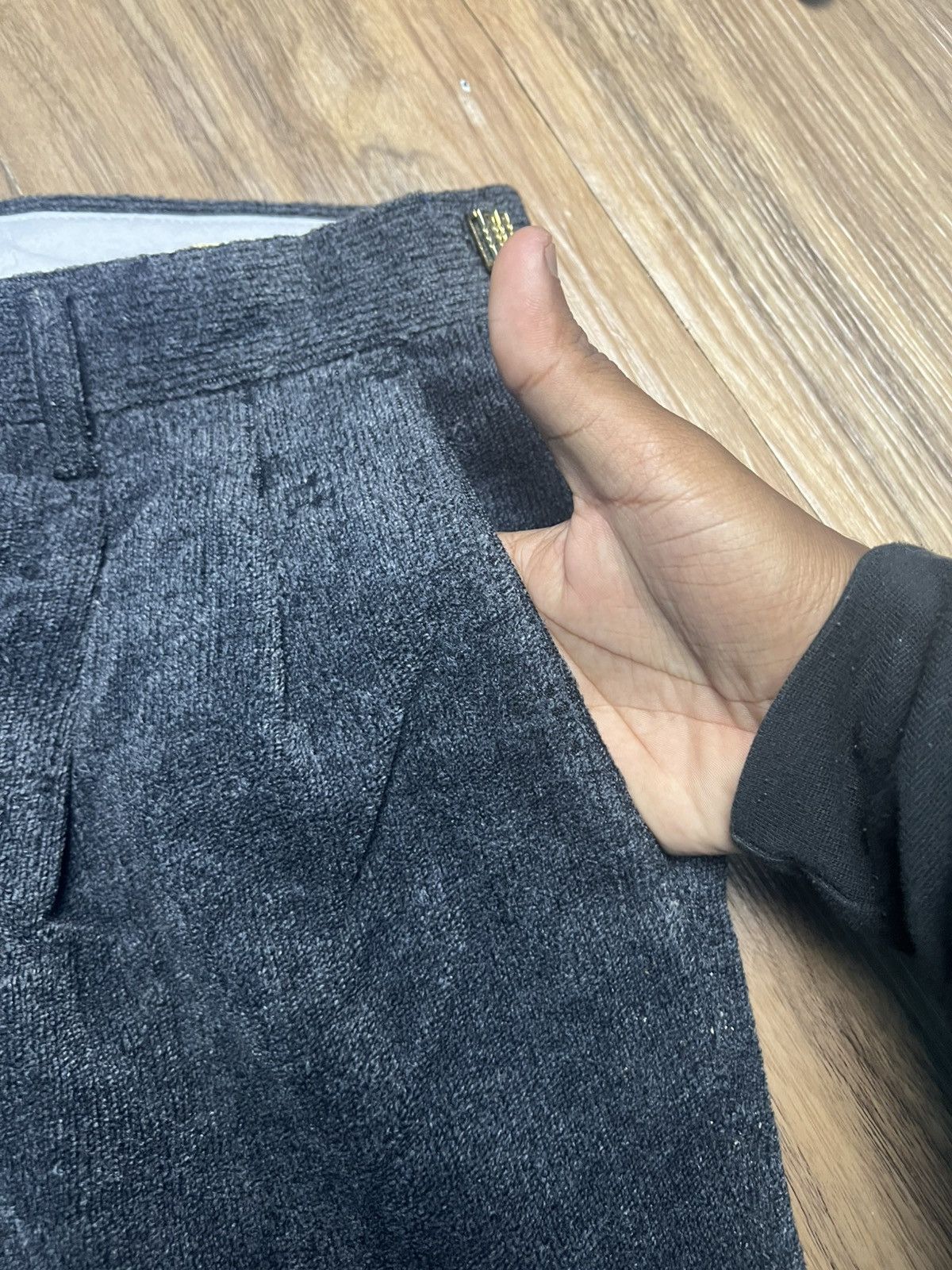 DAKS DAKS LONDON Woolmark 90% Wool Trousers (41) Size US 34 / EU 50 - 6 Thumbnail