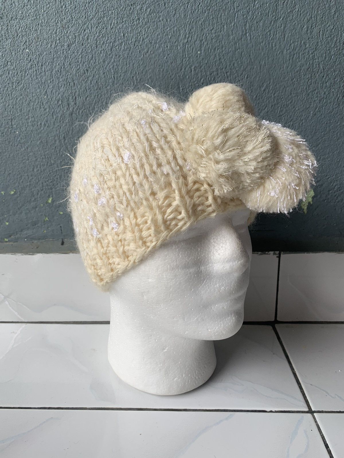 14th Addiction × CA4LA × Japanese Brand Punk Bondage style CA4LA knitted Hats Size ONE SIZE - 3 Thumbnail