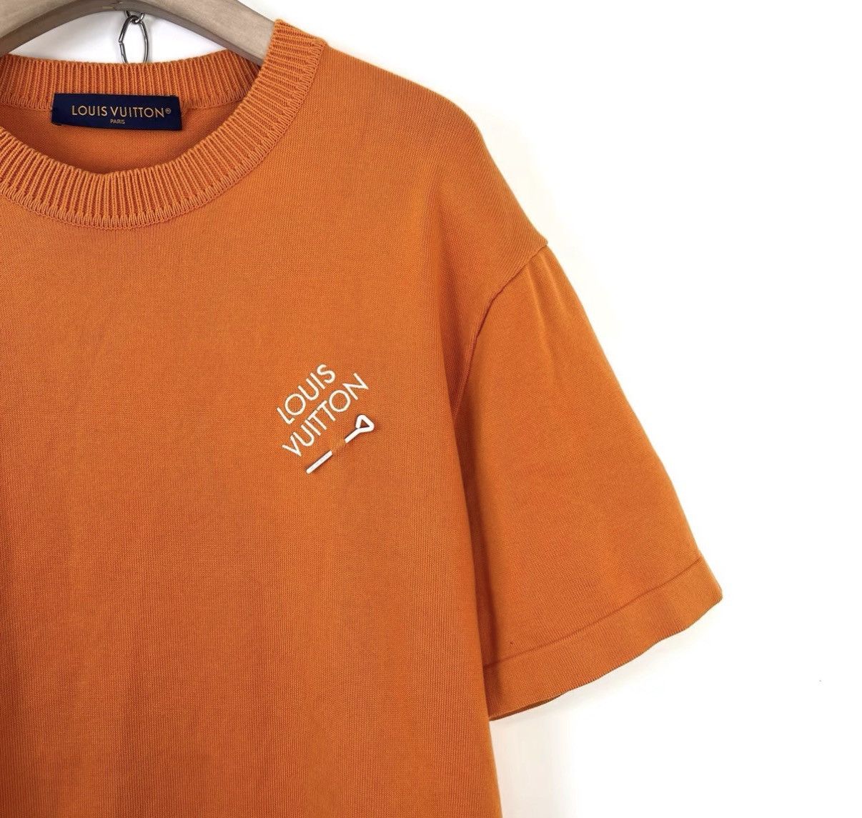 Louis Vuitton Louis Vuitton Pin Embroidered Logo Knit Short Sleeve K12 Size US M / EU 48-50 / 2 - 4 Thumbnail