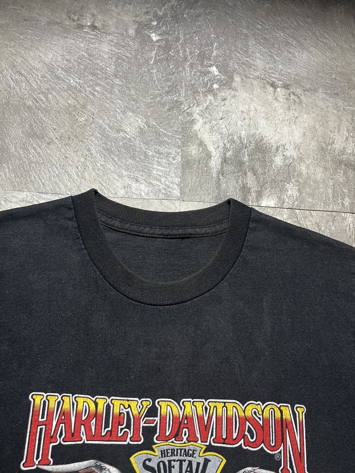 Harley Davidson Harley Davidson Vintage 1986 3D Emblem Eagle Motorcycles Size US M / EU 48-50 / 2 - 2 Thumbnail