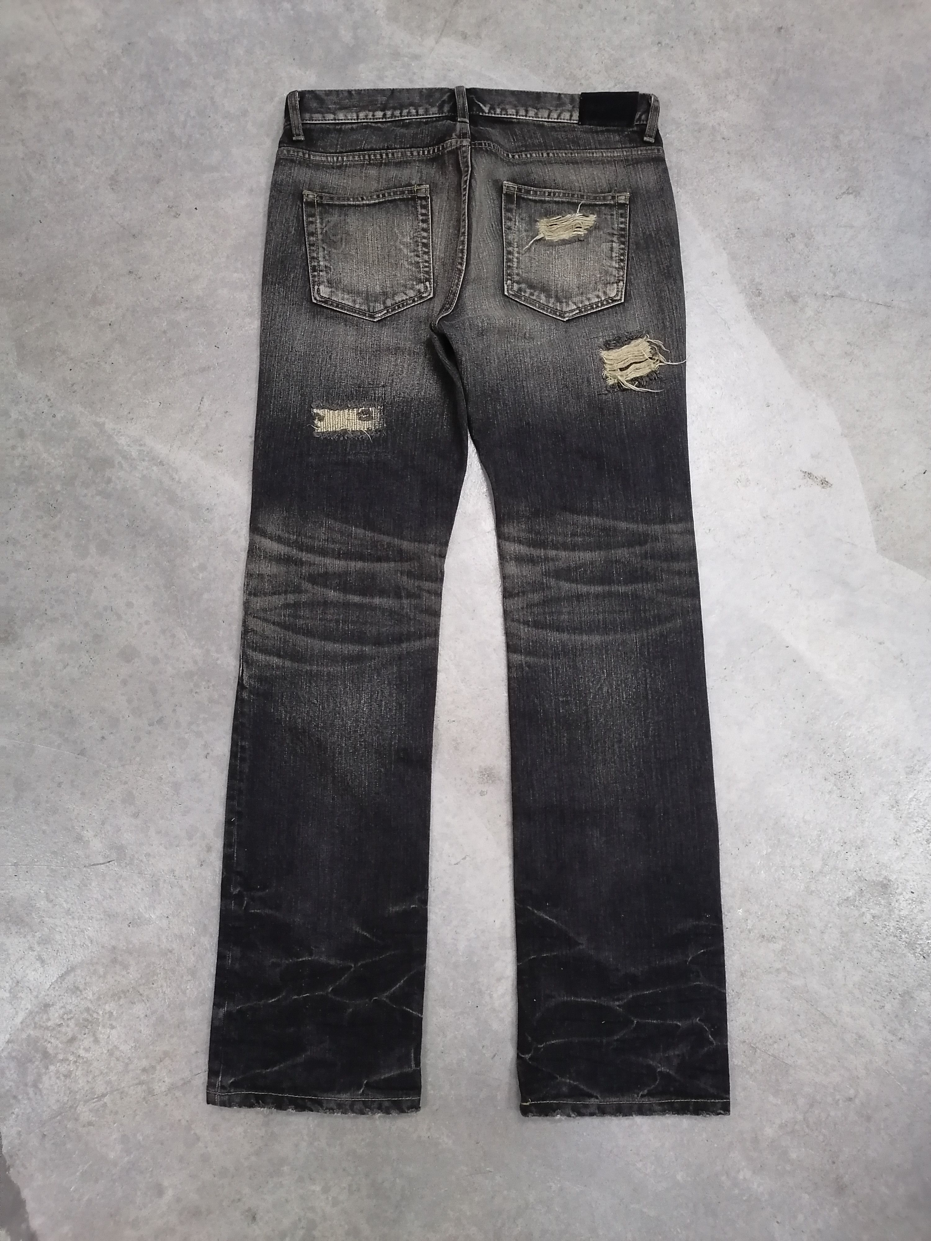 Japanese Brand Jackrose Japan Distressed Erd Denim Pants Size US 33 - 7 Thumbnail